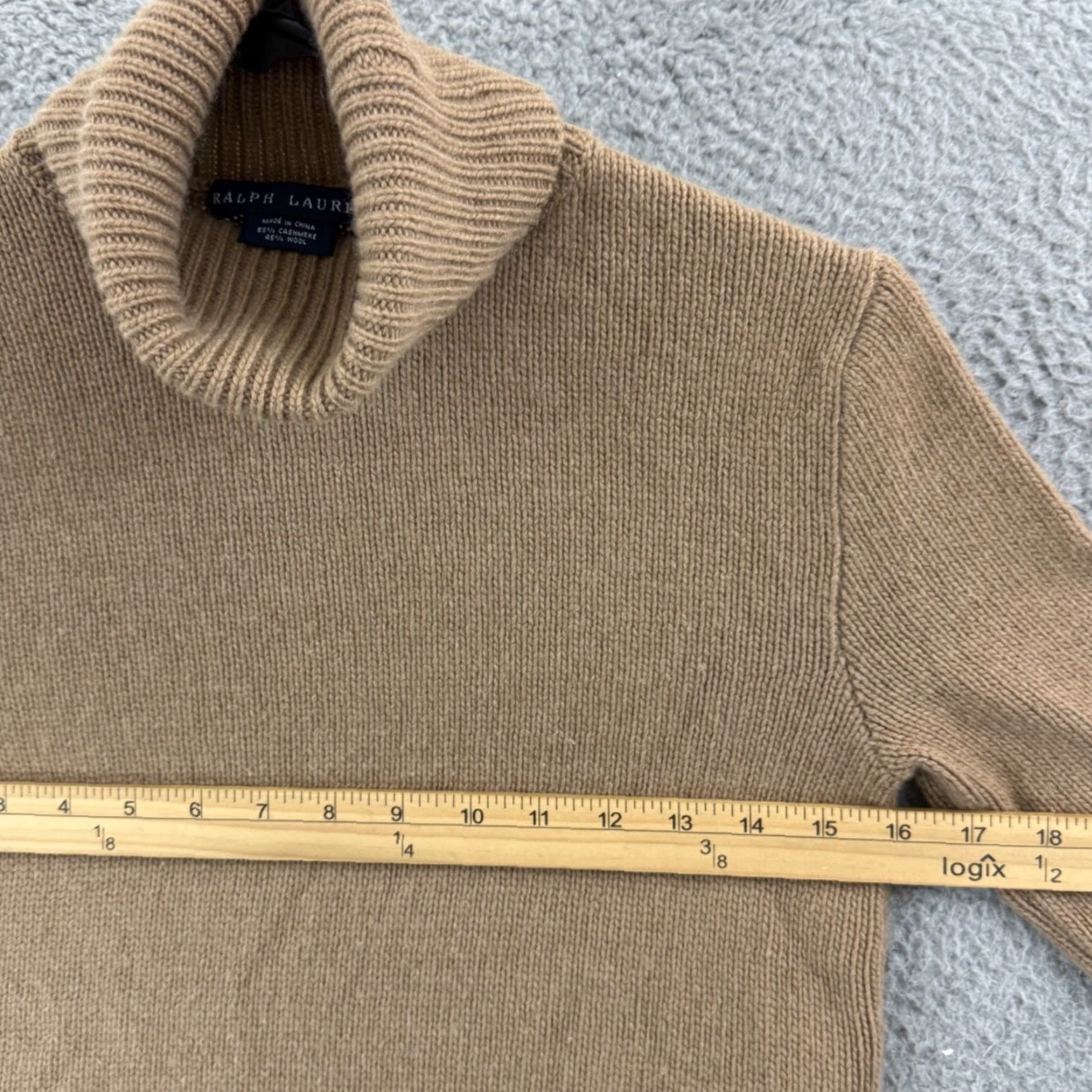 Ralph Lauren Ralph Lauren Sweater Womens Medium Brown Turtleneck Cashmere Wool Long Sleeve Size M / US 6-8 / IT 42-44 - 6 Thumbnail