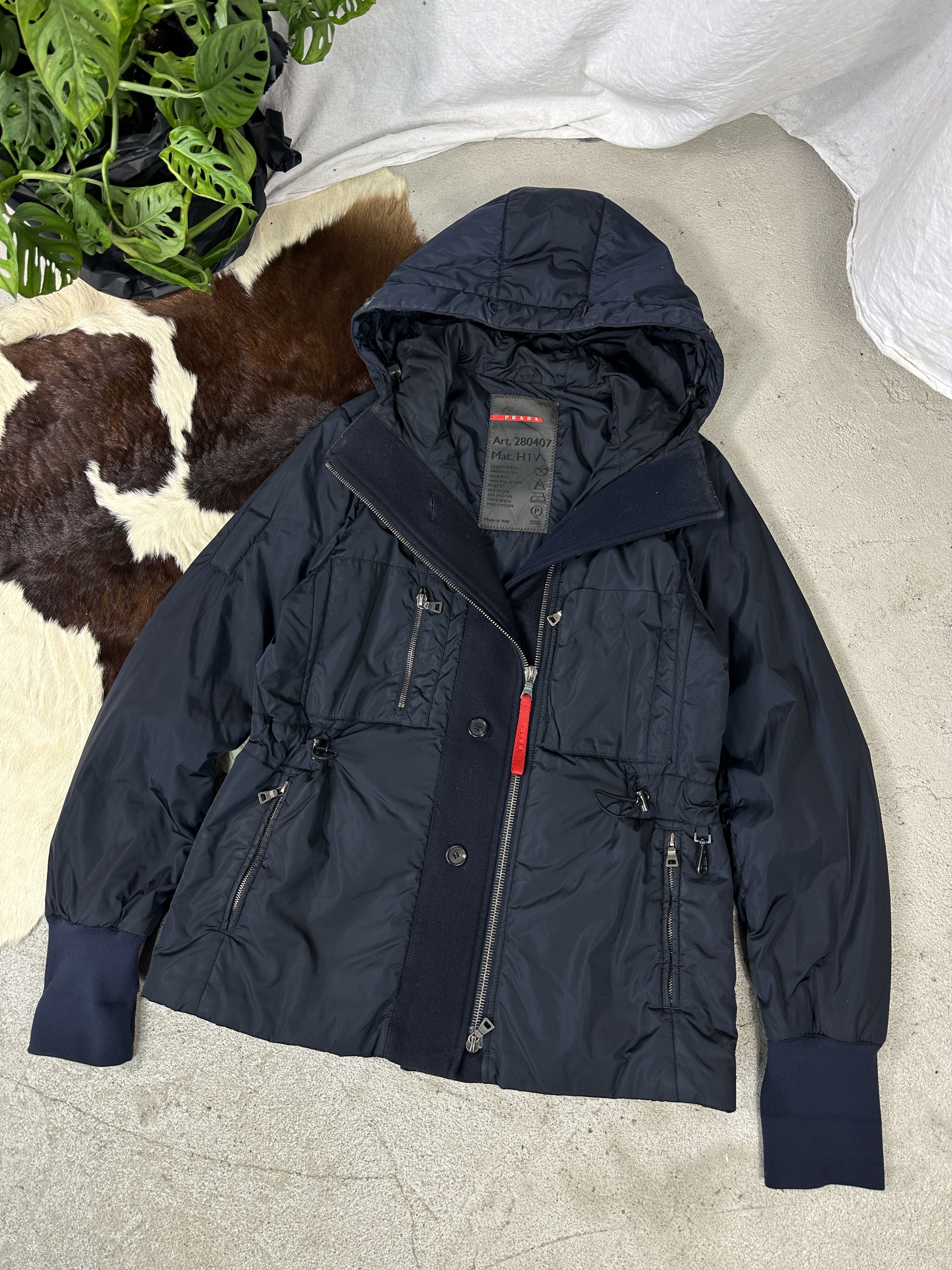 Designer × Prada × Vintage Prada Vintage Y2k Designer jacket coat Rare Size M / US 6-8 / IT 42-44 - 1 Thumbnail