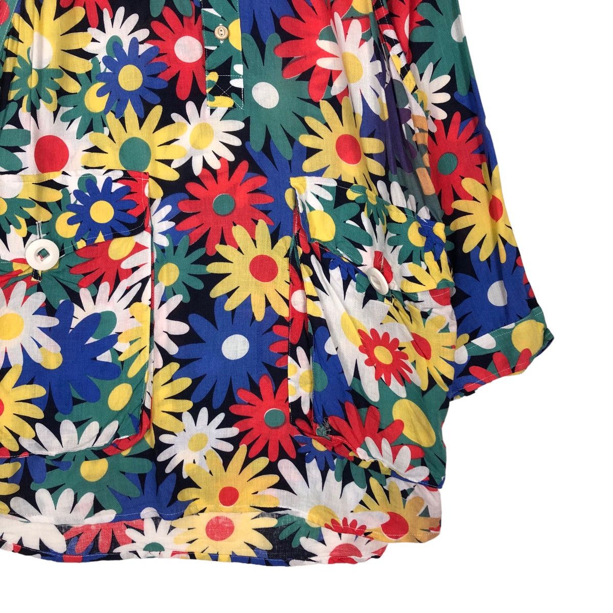 go slow caravan VINTAGE SHIRT CHORE JACKET GO SLOW CARAVAN FULLPRINT FLOWER Size US M / EU 48-50 / 2 - 7 Thumbnail