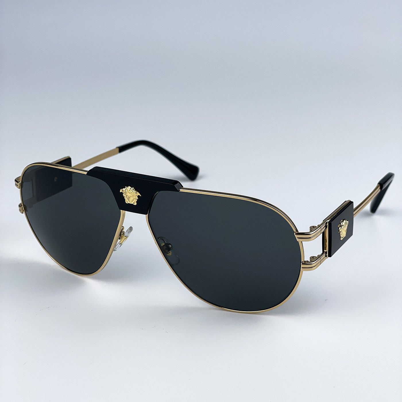 Versace NEW Versace VE2252 100287 Metal Pilot Men Sunglasses0 Size ONE SIZE - 2 Thumbnail