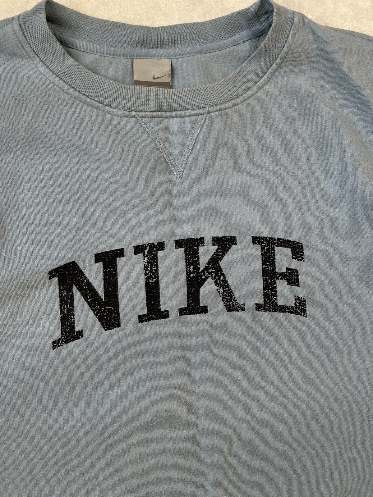 Nike × Vintage 90s Nike Spellout Vintage Y2K Oversized Retro Sweatshirt Size US XL / EU 56 / 4 - 2 Thumbnail
