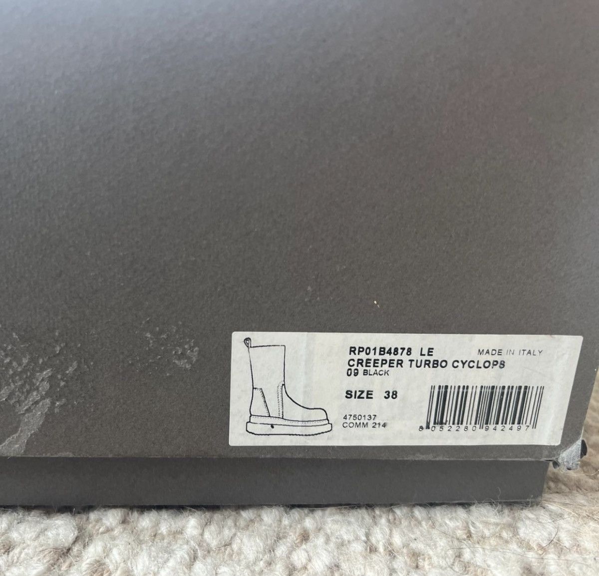 Rick Owens Rick Owens Creeper Turbo Cyclops Boots — Black Leather Size US 8 / IT 38 - 6 Thumbnail