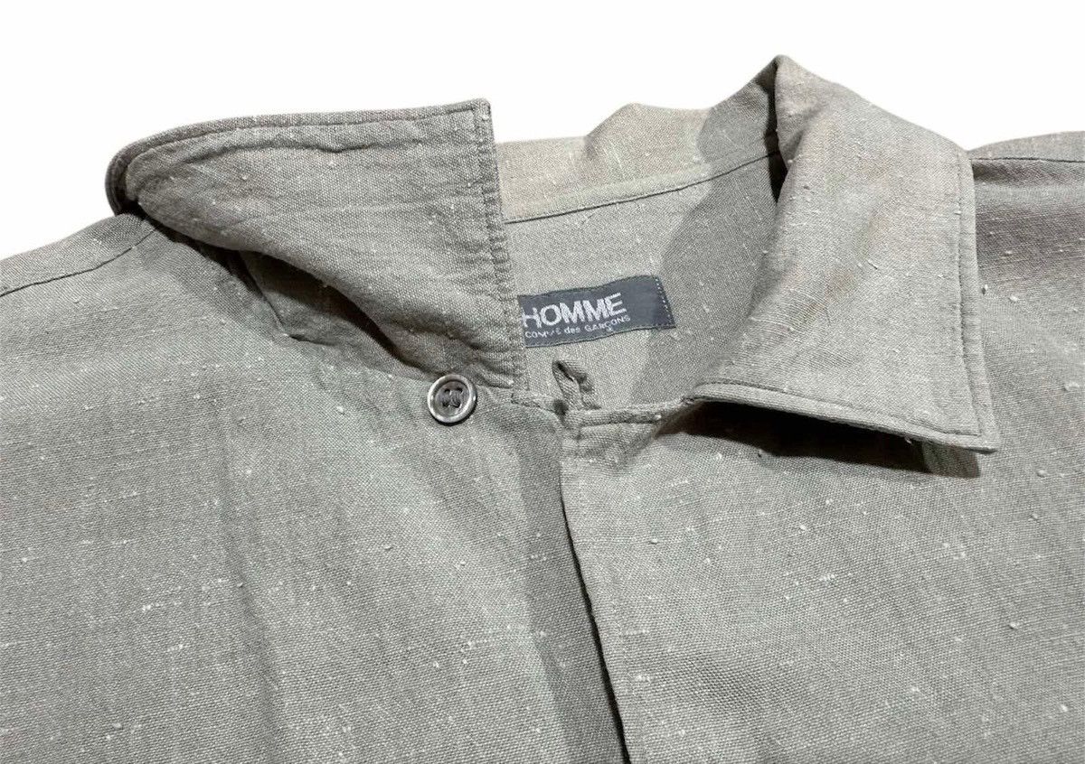 Comme des Garcons Homme 🔥80s Vintage Comme Des Garcons Homme Shirt Camp Collar Size US XL / EU 56 / 4 - 4 Thumbnail