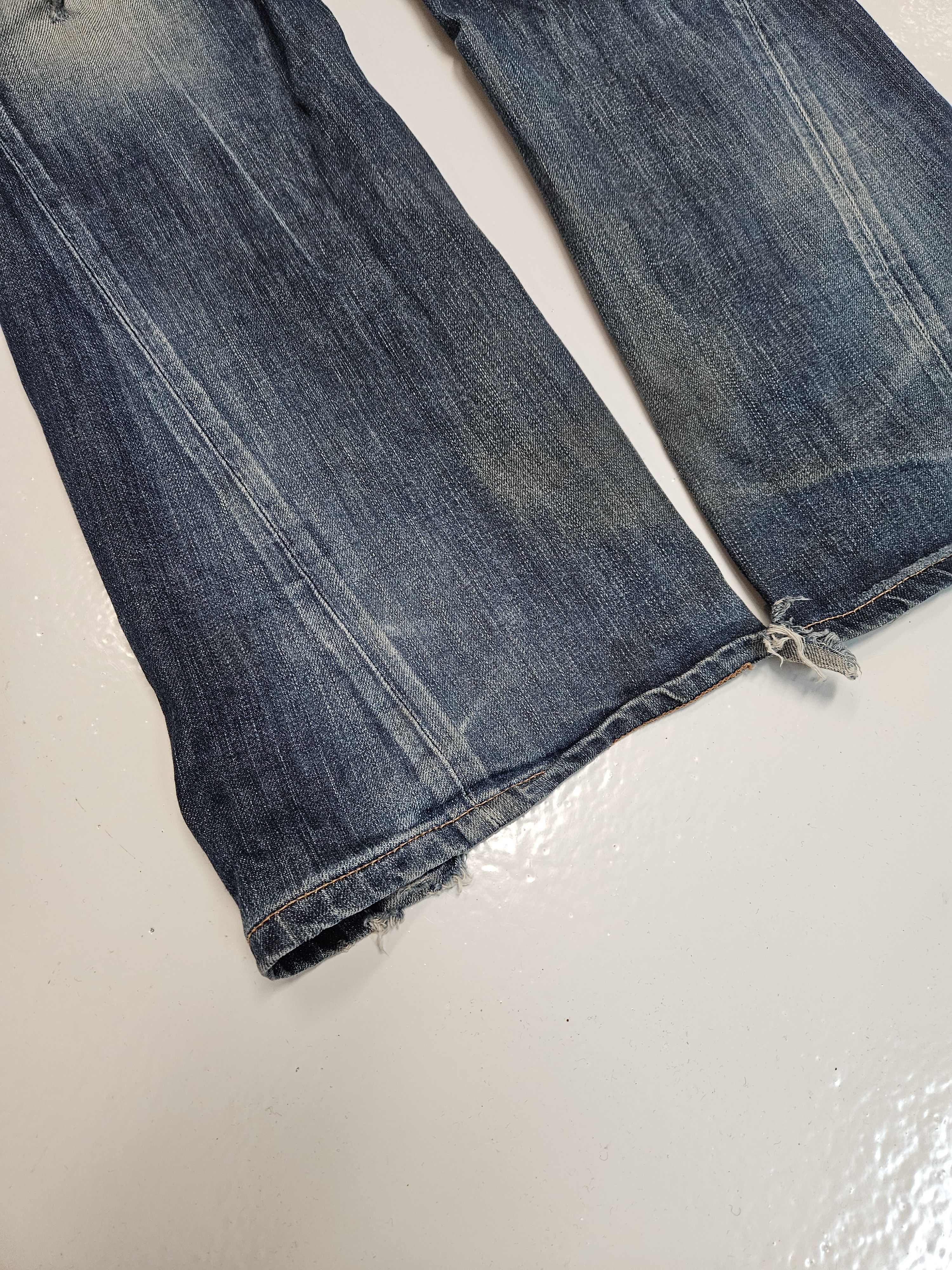Edwin Edwin blue trip distressed washed bootcut denim Size US 34 / EU 50 - 8 Thumbnail