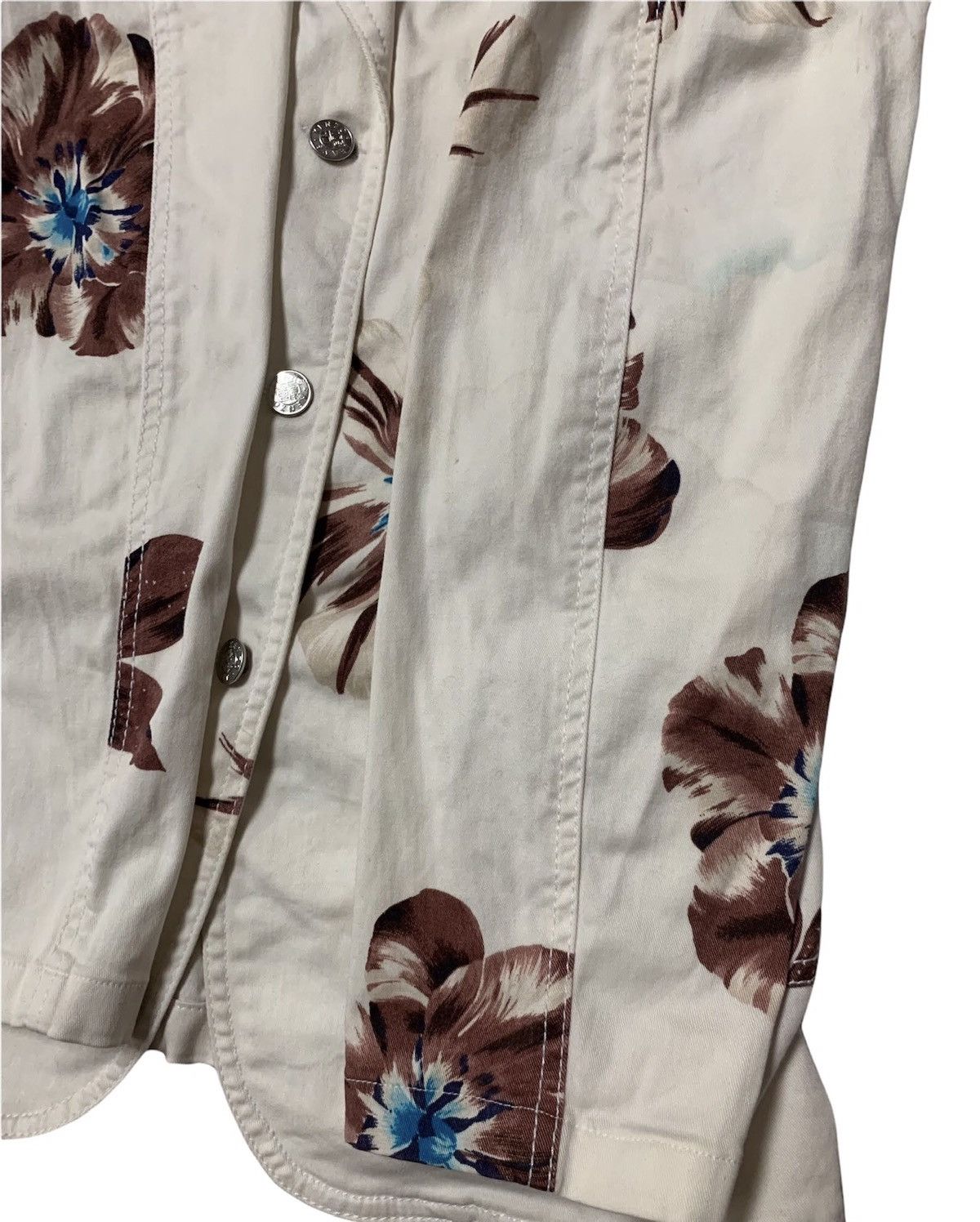 Kenzo × Vintage STEAL💥 VTG Kenzo Floral Art Blazer for Women Size M / US 6-8 / IT 42-44 - 7 Thumbnail