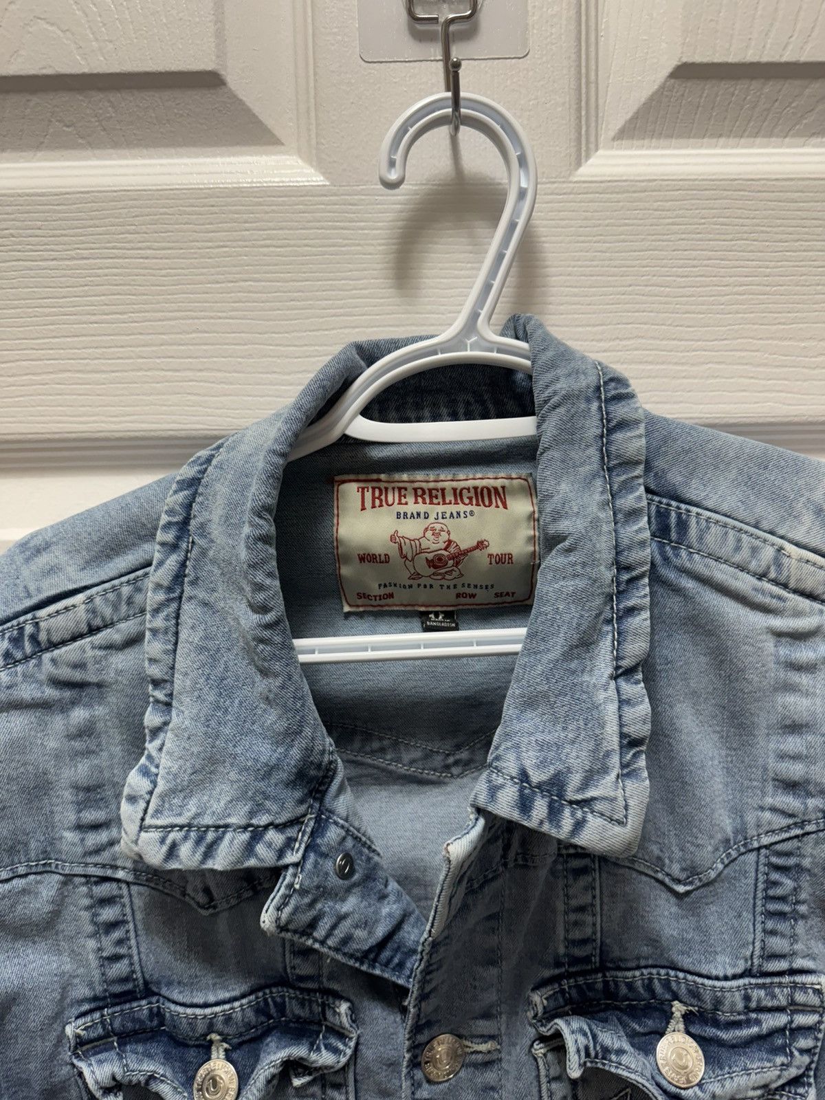 True Religion True Religion Denim Jean Jacket Light Wash OG Size US M / EU 48-50 / 2 - 2 Thumbnail