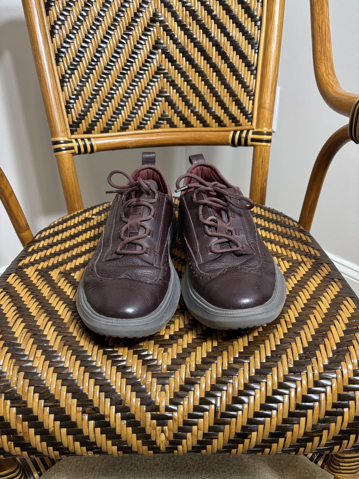 Cole Haan Cole Haan C38271 Sz 10 Mens Zerogrand Sneakers Pinot Pebble Size US 10 / EU 43 - 2 Thumbnail