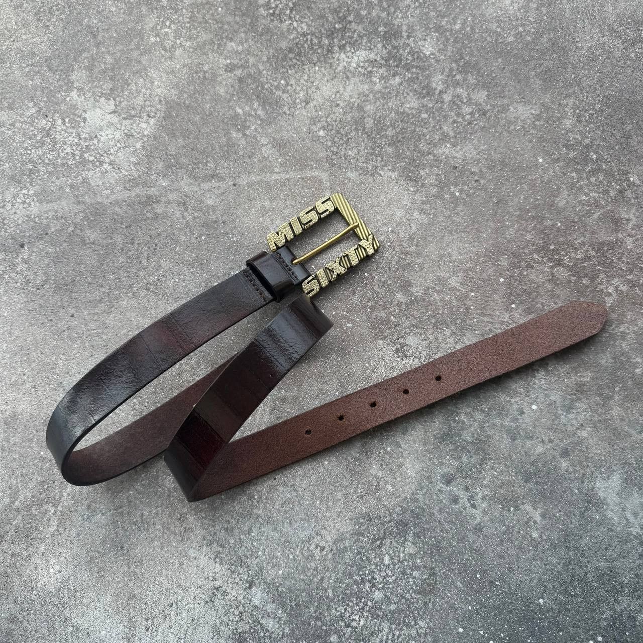 Miss Sixty Miss Sixty 2000's Vintage Glam Leather Belt Size ONE SIZE - 6 Thumbnail