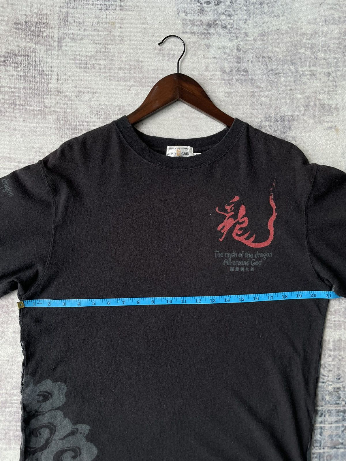Japanese Brand Vintage Karakuri Tamashi Japan Dragon Embroidery Tshirt Size US L / EU 52-54 / 3 - 8 Thumbnail