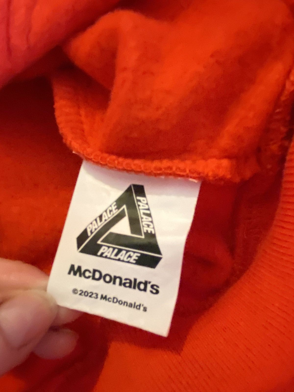 Palace Palace x McDonald's Logo Hoodie Red Size US XL / EU 56 / 4 - 5 Thumbnail