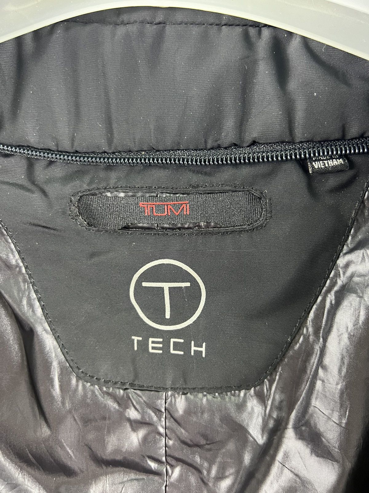 Designer × Tumi 🔥 TUMI TECH HIDDEN HOODIE ZIPPER HEAVY JACKET - S Size US S / EU 44-46 / 1 - 11 Thumbnail