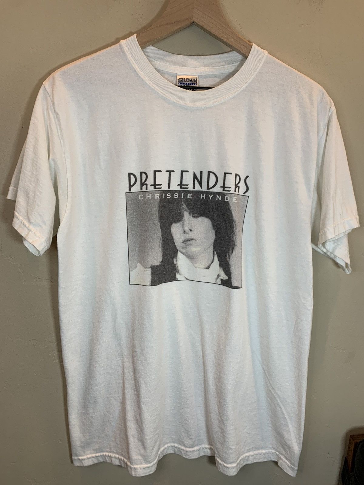 Band Tees × Vintage *RARE* Vintage 90’s The Pretenders Chrissie Hynde Art Shirt Size US M / EU 48-50 / 2 - 1 Thumbnail