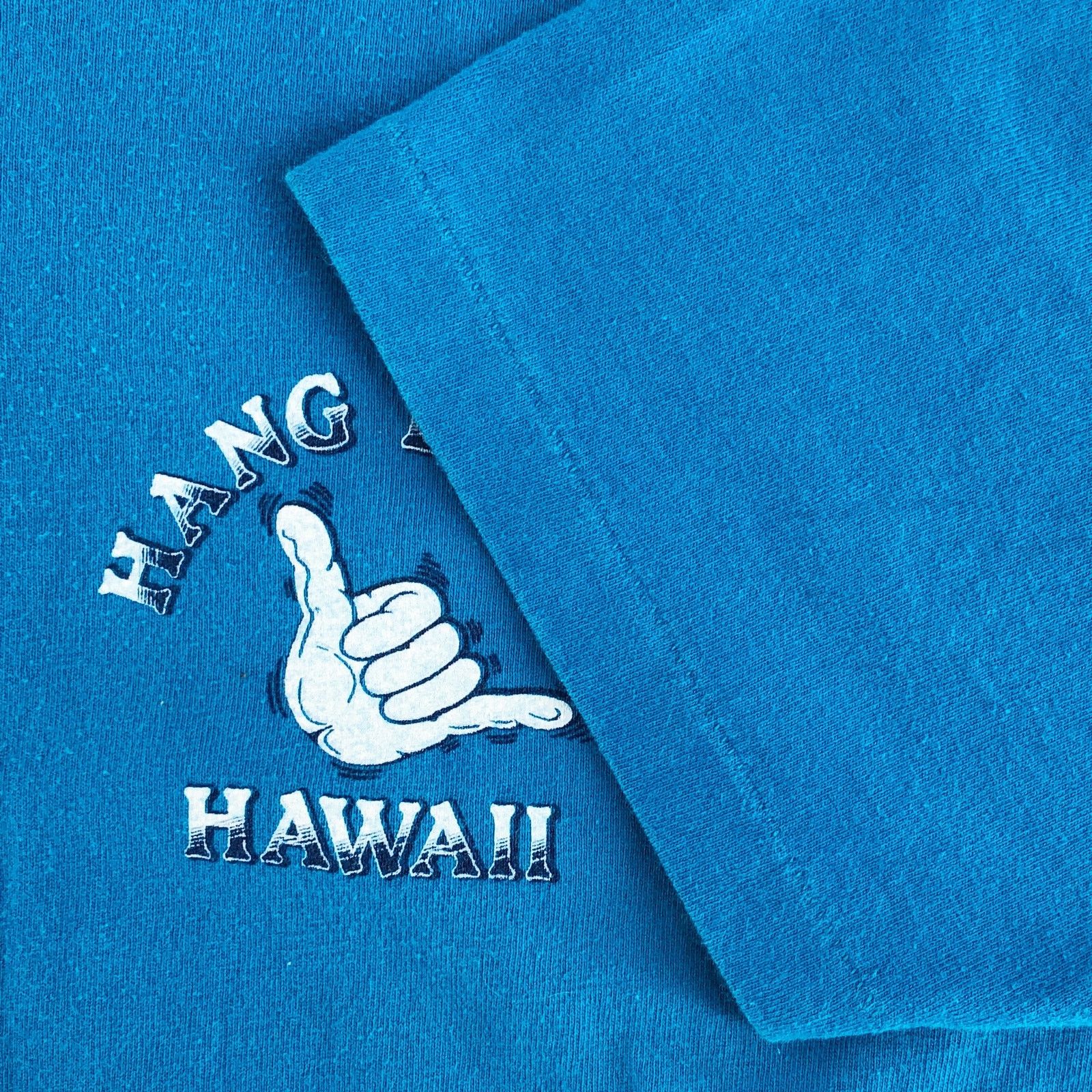 Vintage 80s Hang Loose Hawaii Stedman Super Hi Cru tshirt vintage Size US L / EU 52-54 / 3 - 5 Thumbnail