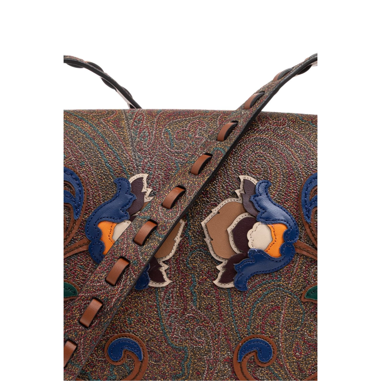 Etro ETRO Drya Small Brown Leather Shoulder Bag New And Authentic Size ONE SIZE - 5 Thumbnail