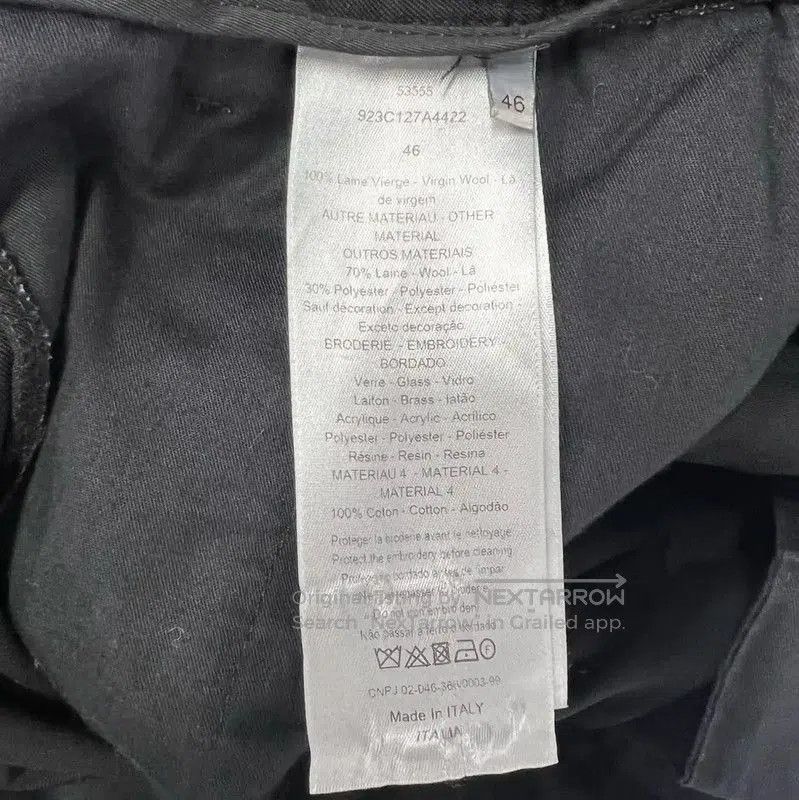 Dior Dior Casual Black Cotton Pants for Men . Size US 32 / EU 48 - 5 Thumbnail