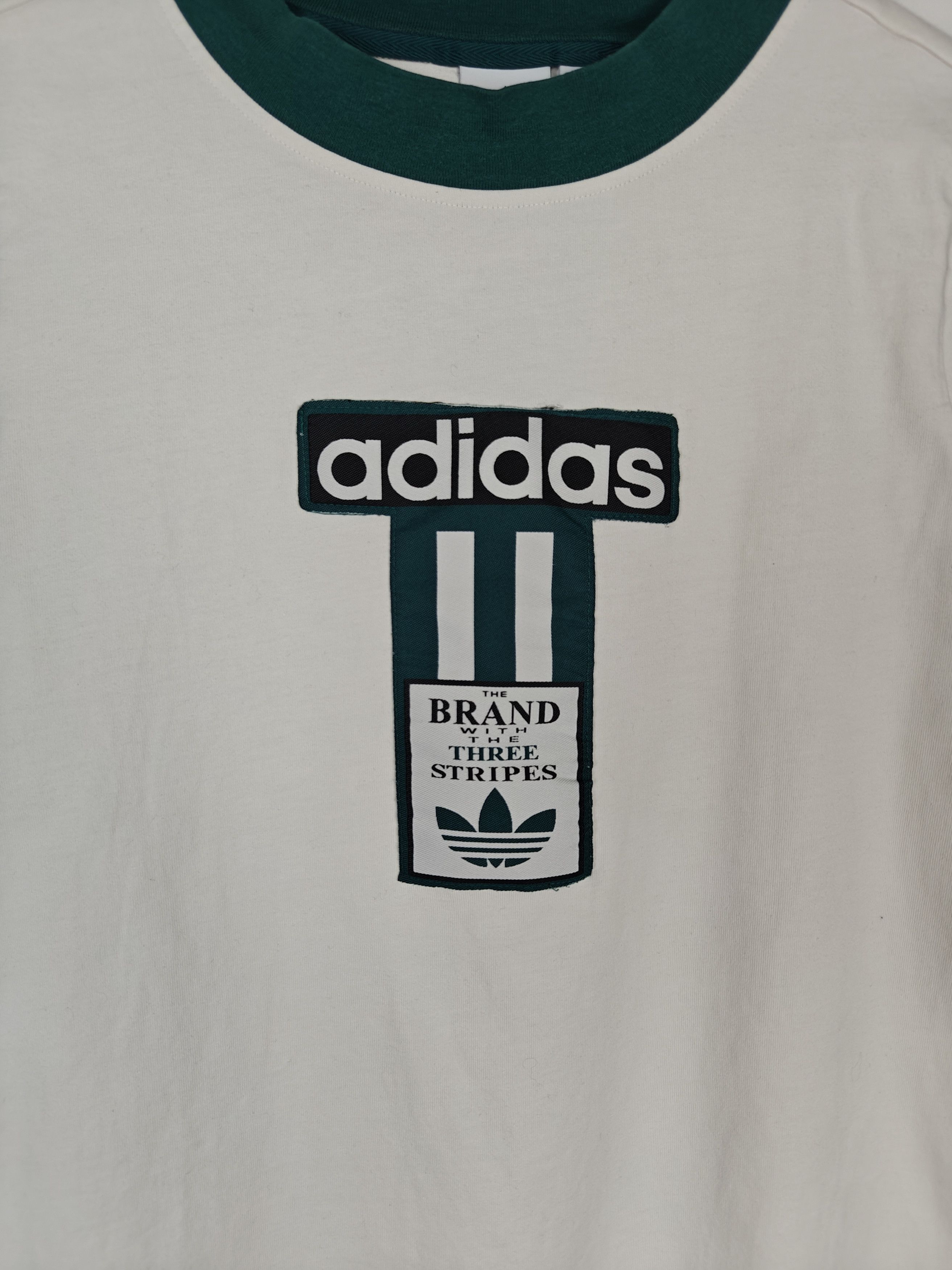Adidas Adidas Originals T-Shirt The 3 Stripes Brand White M Size M / US 6-8 / IT 42-44 - 4 Thumbnail