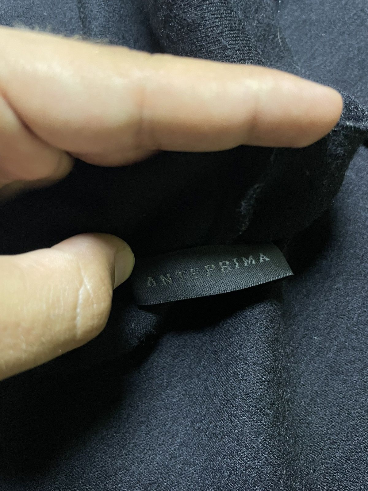 If Six Was Nine Skull (ANTEPRIMA) Rick Owens Black Linen Blazer Raw Edge Cut Size US M / EU 48-50 / 2 - 7 Thumbnail