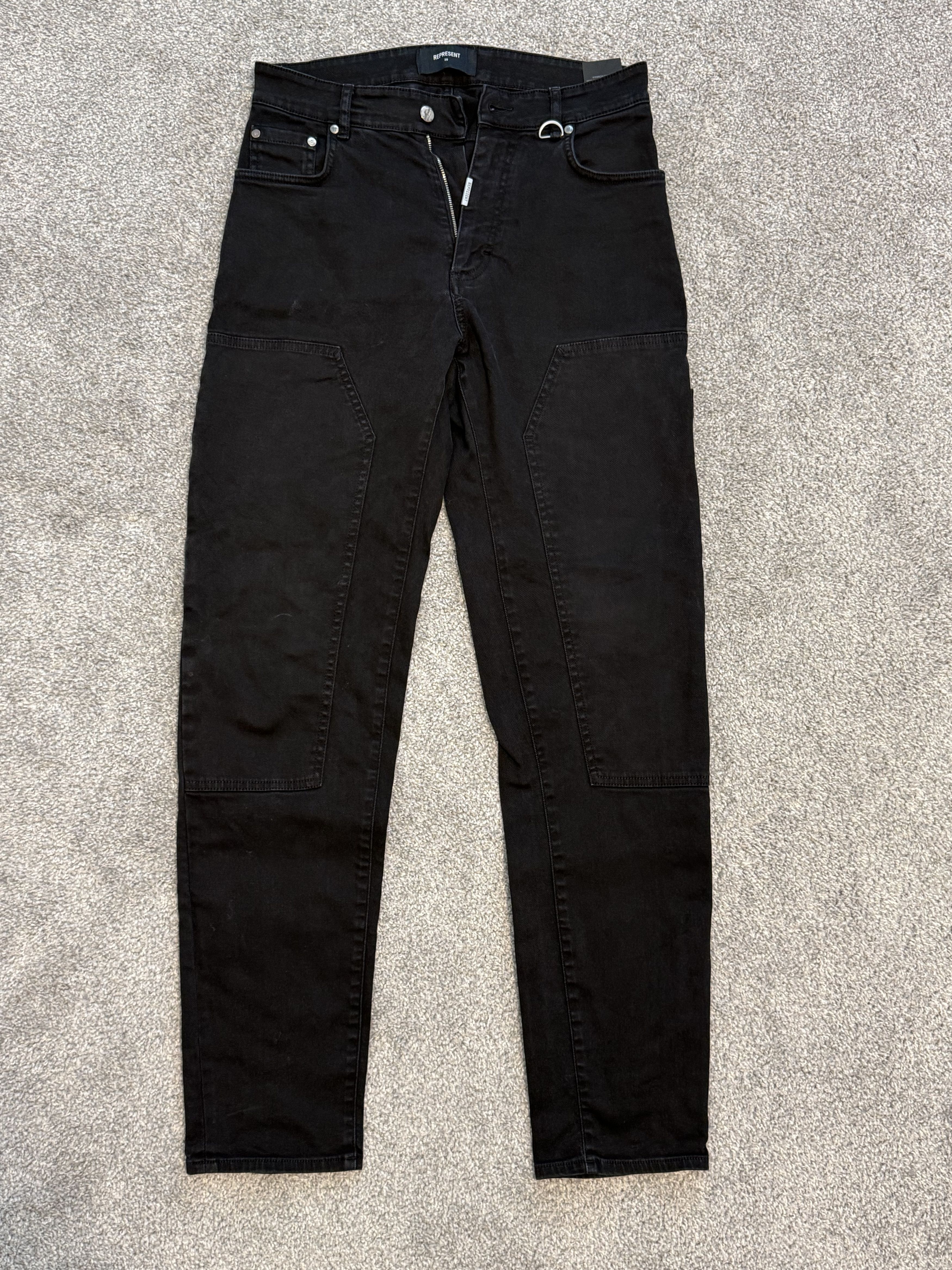 Represent Clo. Carpenter Denim - Black Size US 29 - 1 Thumbnail