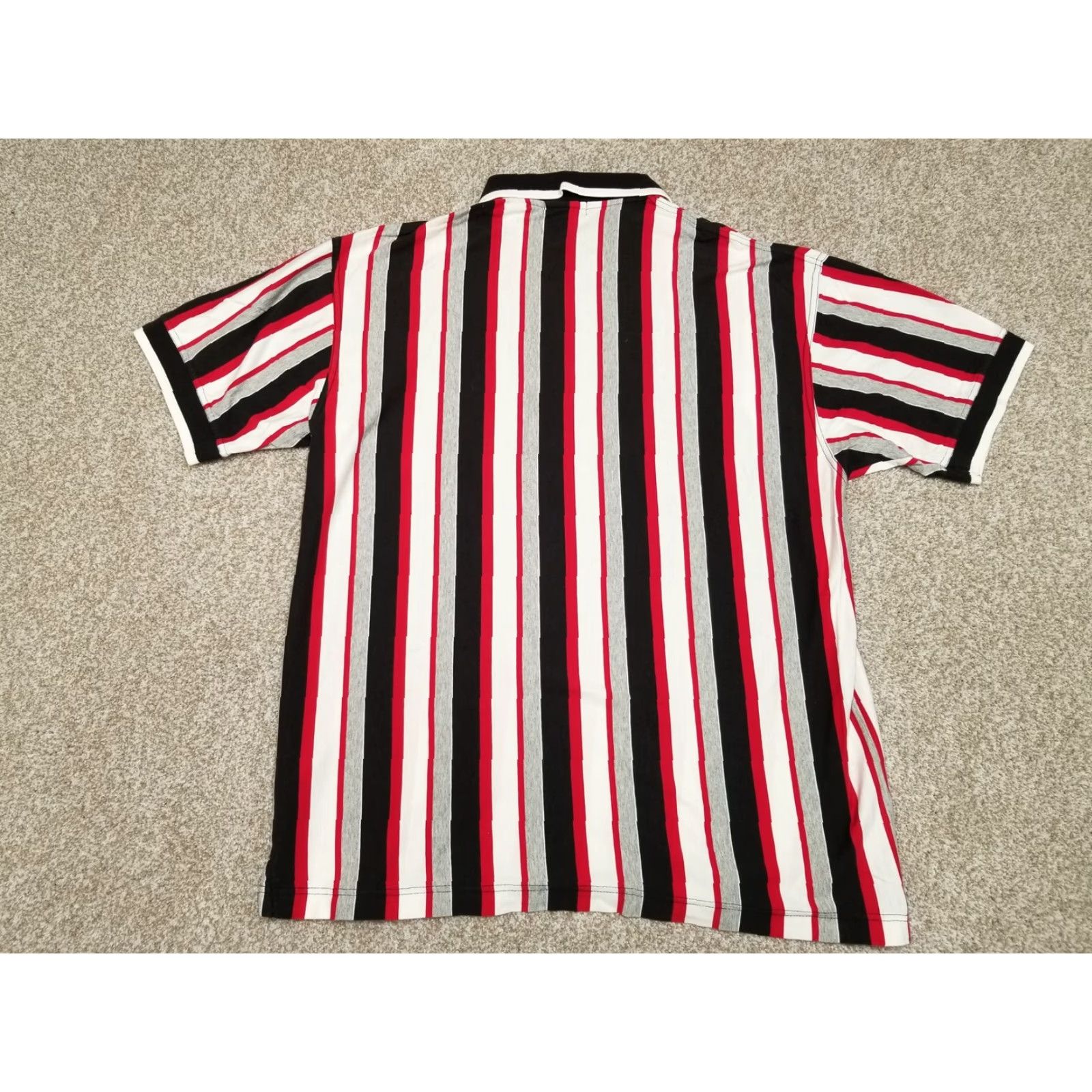 Vintage VINTAGE St. Johns Bay Polo Shirt Mens Large Red Striped 100% Cotton Casual Shirt Mens Large Red Striped 100% Cotton Size US L / EU 52-54 / 3 - 7 Thumbnail