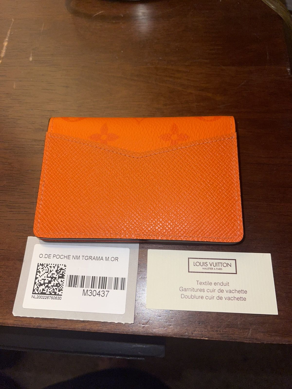 Louis Vuitton Louis Vuitton Taigarama Tangerine Pocket Organizer Wallet Size ONE SIZE - 2 Thumbnail