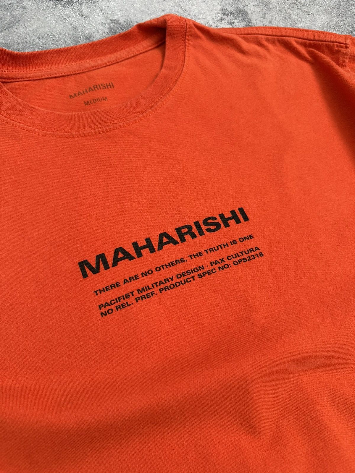 Maharishi Maharishi Japanese Centre Logo Long Sleeve Organic tee Size US M / EU 48-50 / 2 - 6 Thumbnail