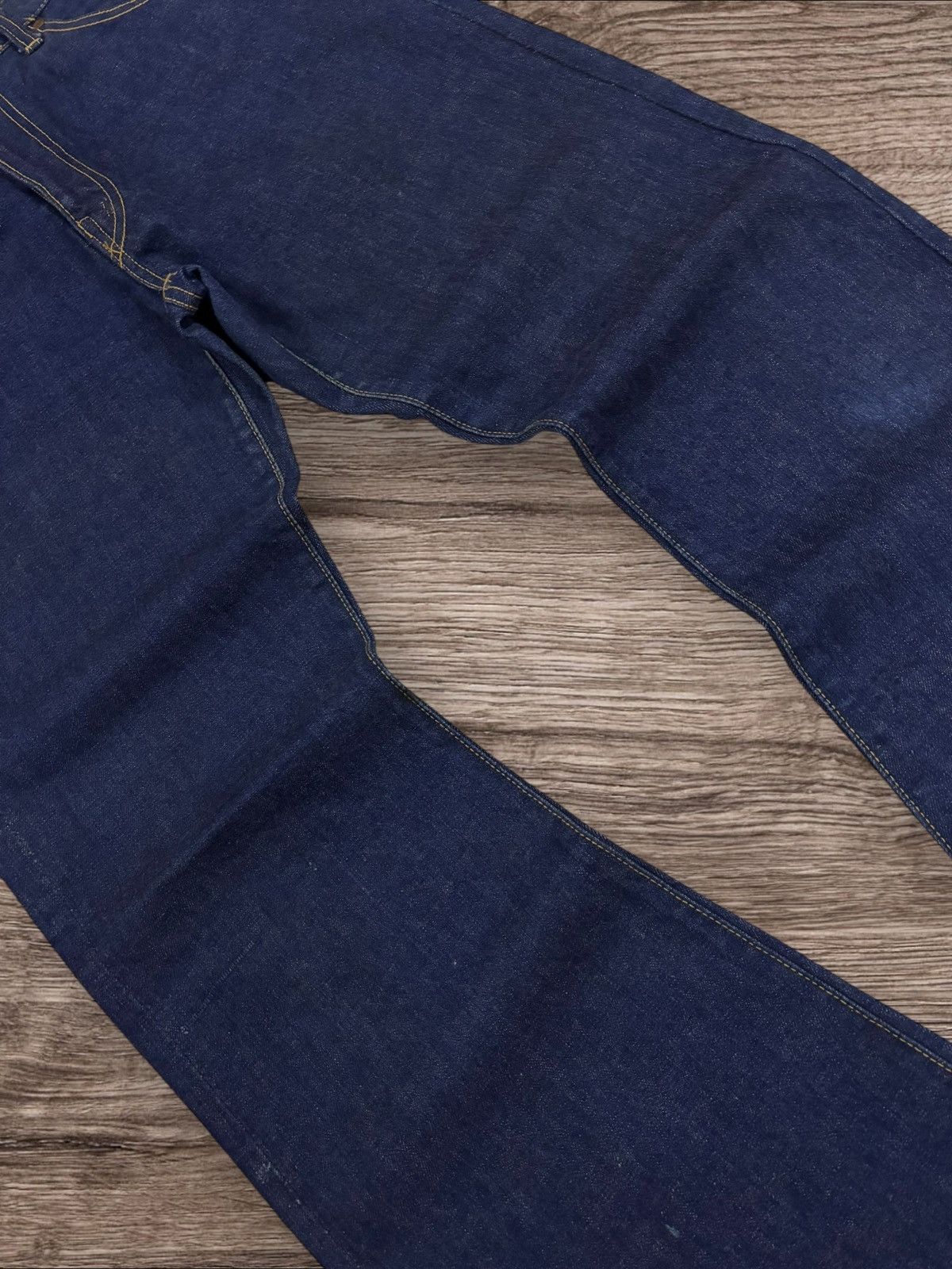 If Six Was Nine Y2k Calolud Flare Jeans 100% Cotton Raw Indigo Size US 36 / EU 52 - 4 Thumbnail