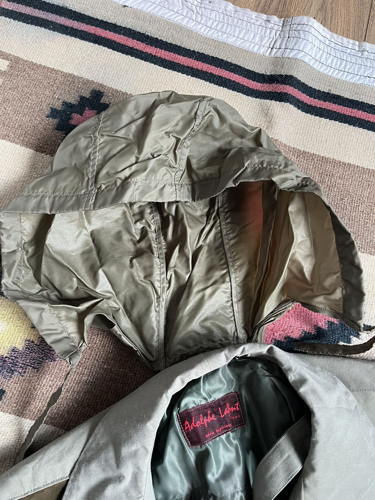 Other Adolphe Lafont 50s Olive Scotchgard France Hunting Jacket Size US L / EU 52-54 / 3 - 16 Thumbnail