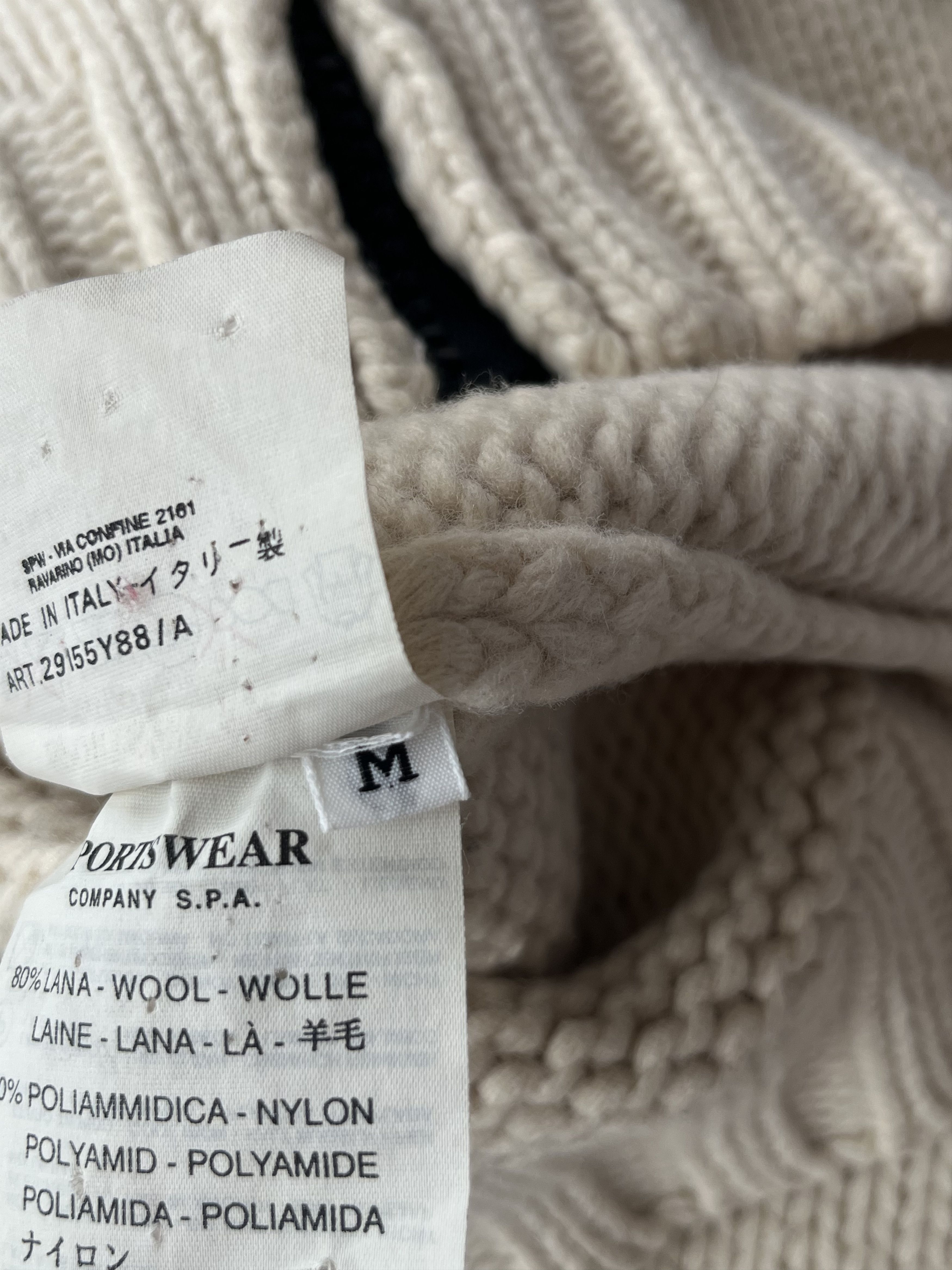 Stone Island STONE ISLAND Vintage Full Zip Knitwear MADE IN ITALY Size US M / EU 48-50 / 2 - 13 Thumbnail