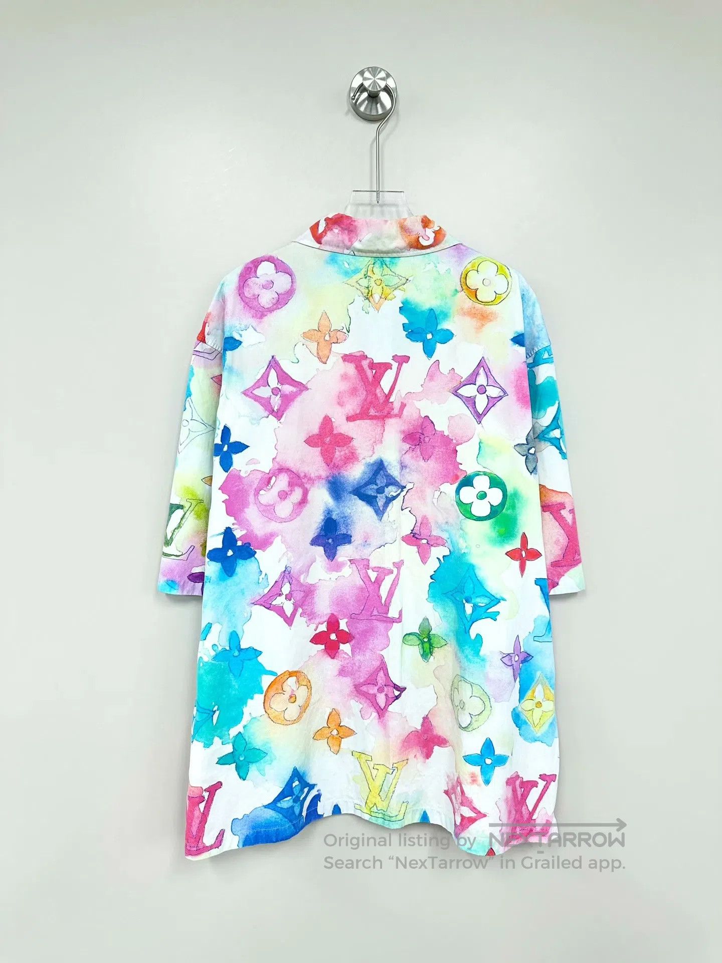 Louis Vuitton Louis Vuitton Ink Wash Tie Dye Shirt Short Sleeve| Size US XL / EU 56 / 4 - 2 Thumbnail