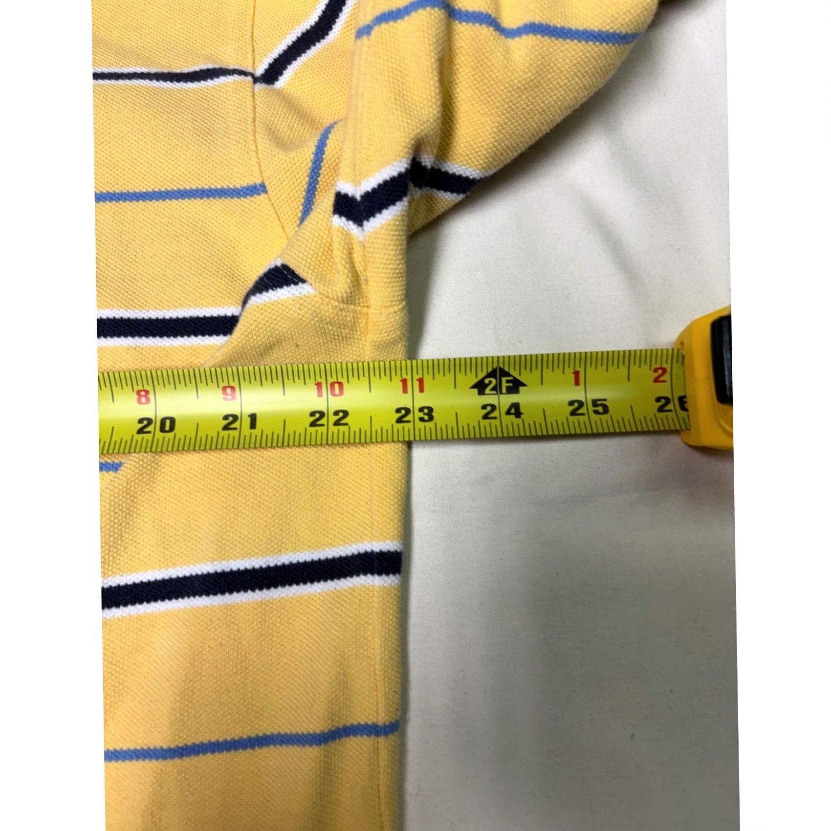 Brooks Brothers Brooks Brothers Polo Mens Striped Long Sleeve Shirt XL Yellow Blue 346 Preppy Cotton Button-Down Collar Classic Fit Logo Size US XL / EU 56 / 4 - 7 Thumbnail