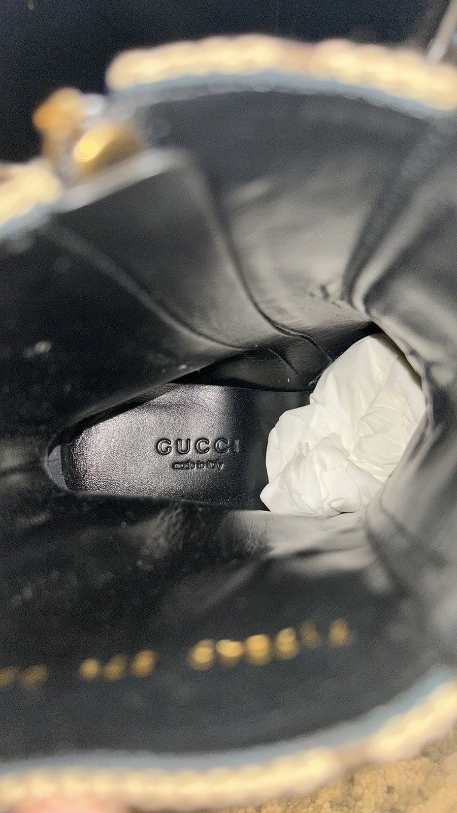 Gucci Flores Calfskin Monogram Maxi GG Nappa Double G Boot Size US 7.5 / IT 37.5 - 11 Thumbnail