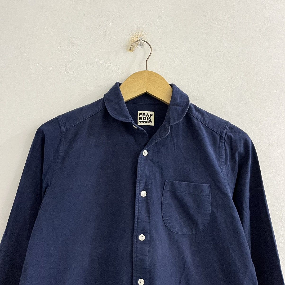 Issey Miyake Issey Miyake - Frapbois Navy Unique Button Up Size US S / EU 44-46 / 1 - 2 Thumbnail
