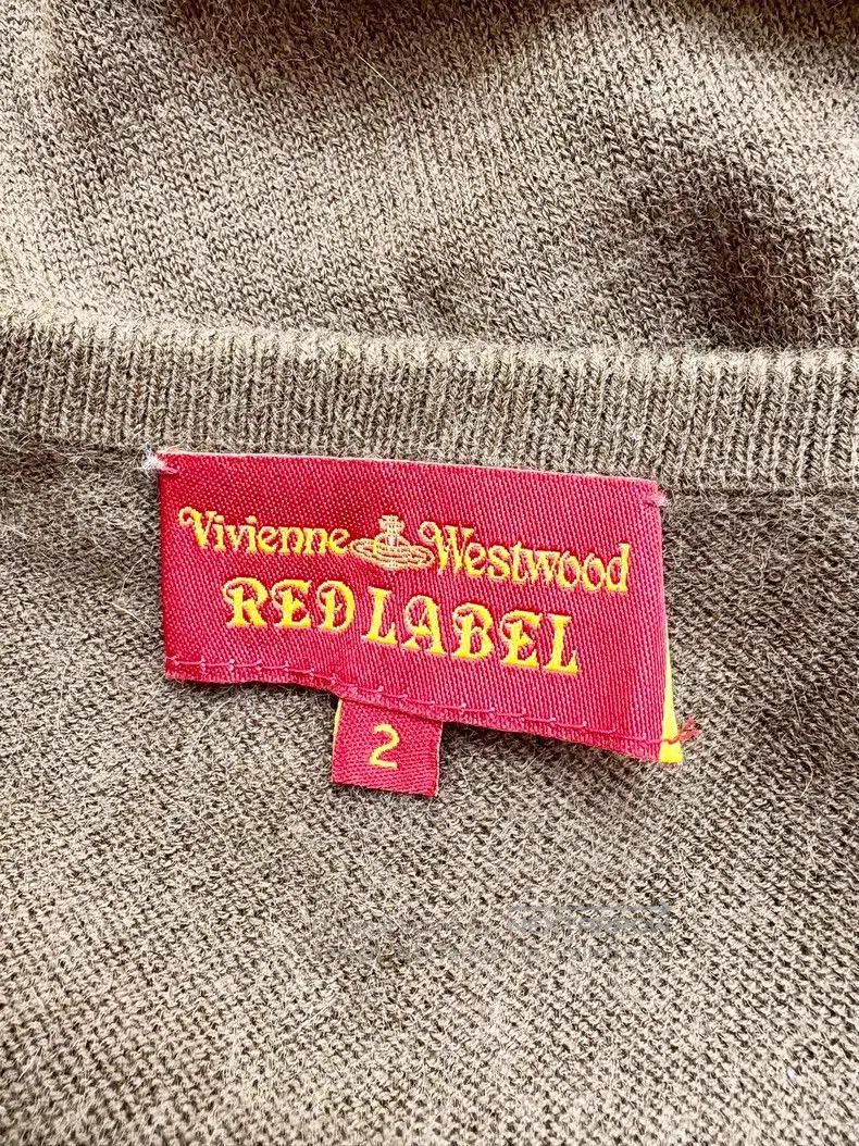 Vivienne Westwood Vivienne Westwood Brown Saturn Bow-Tie Knit Sweater Size M / US 6-8 / IT 42-44 - 7 Thumbnail