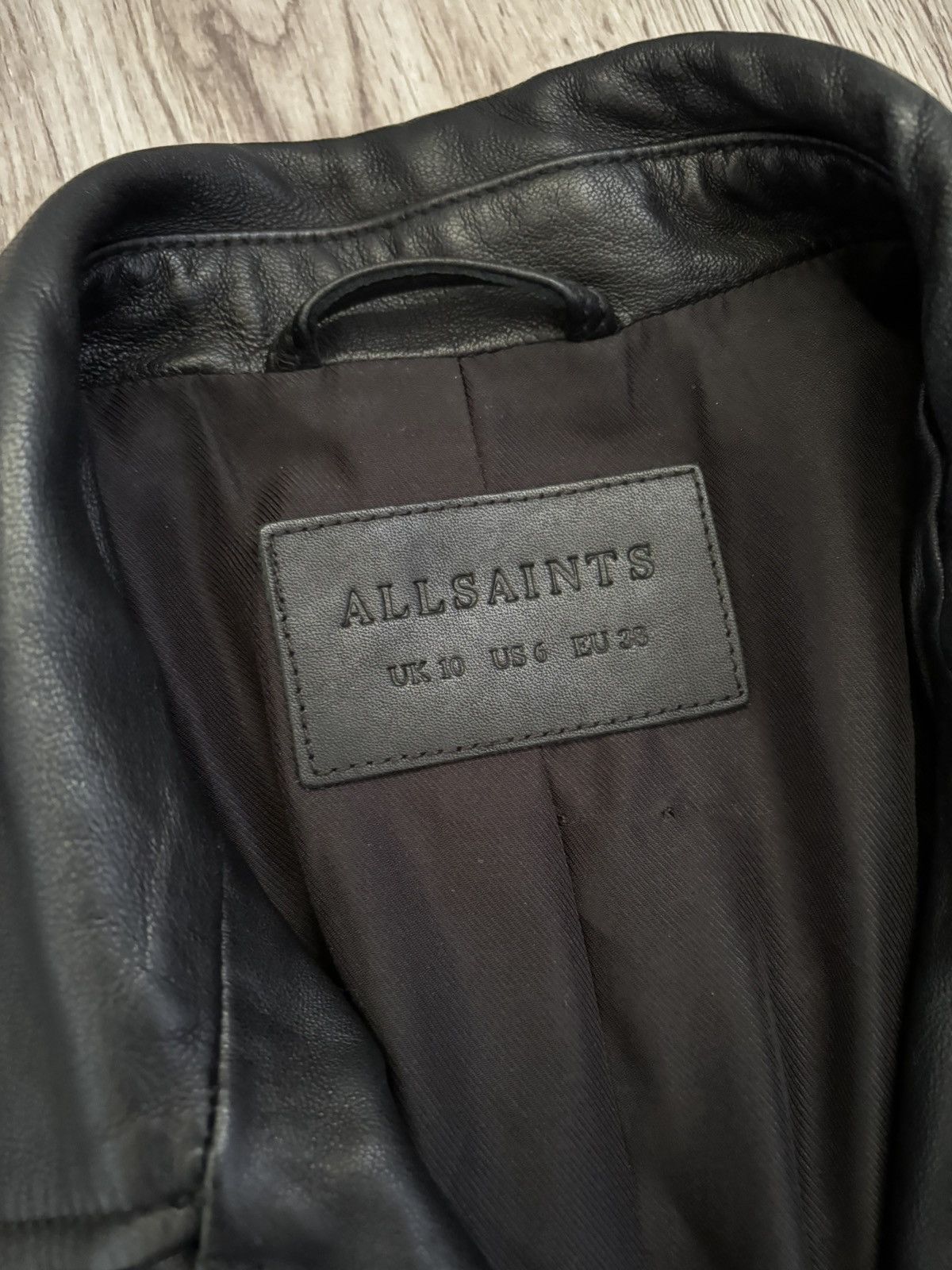 Allsaints All Saints BALFERN LEATHER BIKER JACKET Size M / US 6-8 / IT 42-44 - 6 Thumbnail