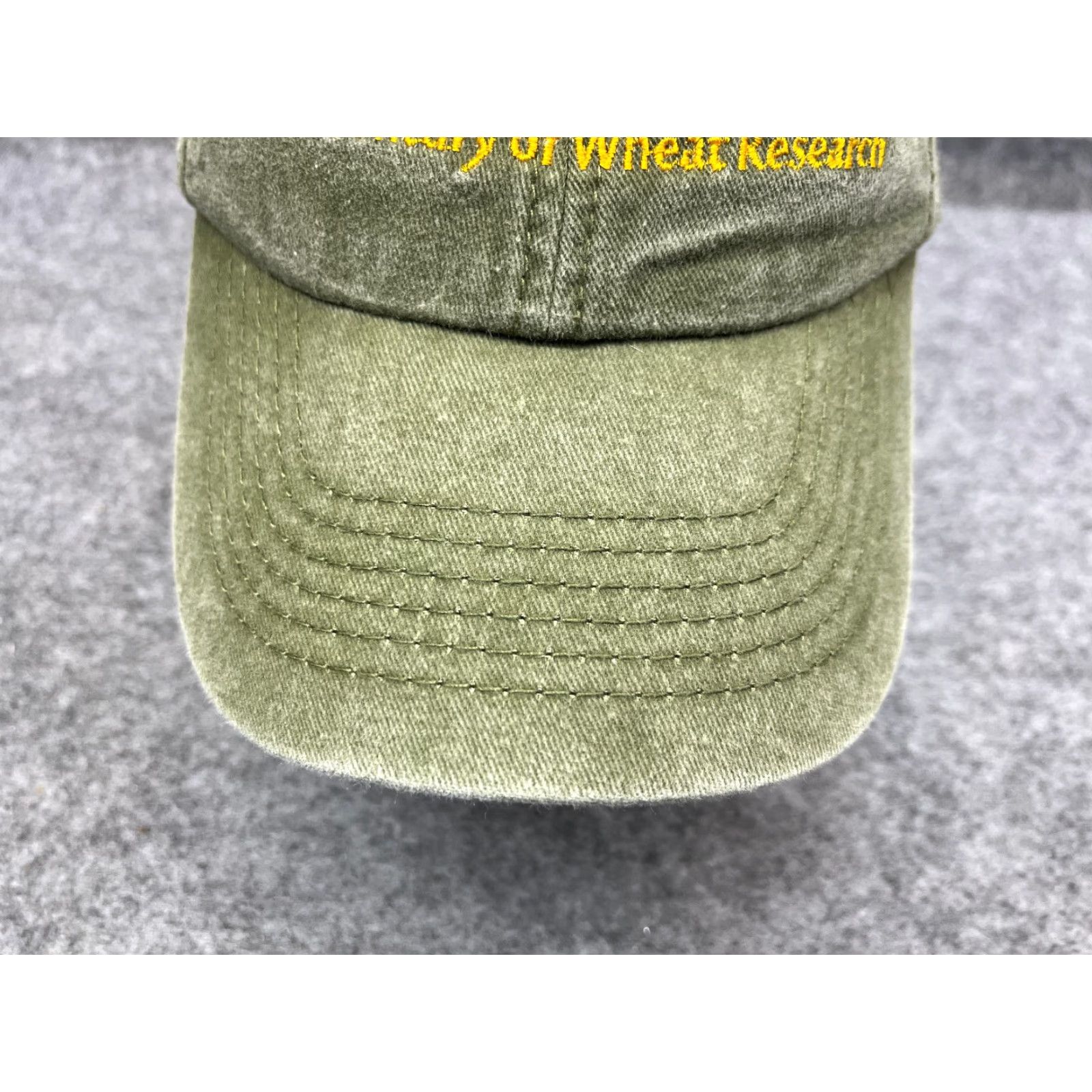 Vintage HitWear KanMark Wheat Hat Cap Strap Back Adult One Size Green Agriculture Farming Hat/Cap Baseball Cap Men Size ONE SIZE - 3 Thumbnail