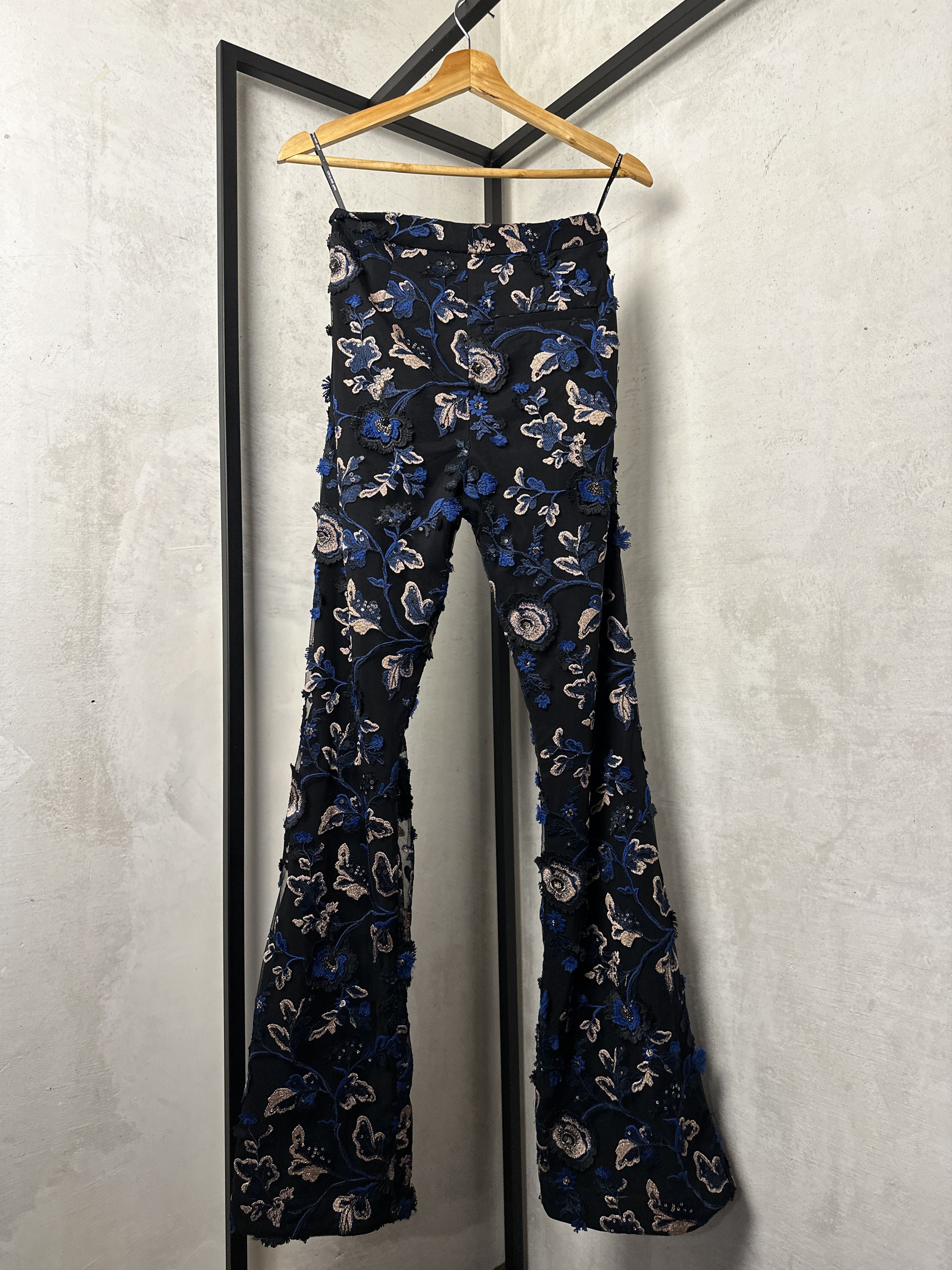 Self-Portrait Self-Portrait Floral Print Wide Leg Pants Size 26" / US 2 / IT 38 - 11 Thumbnail