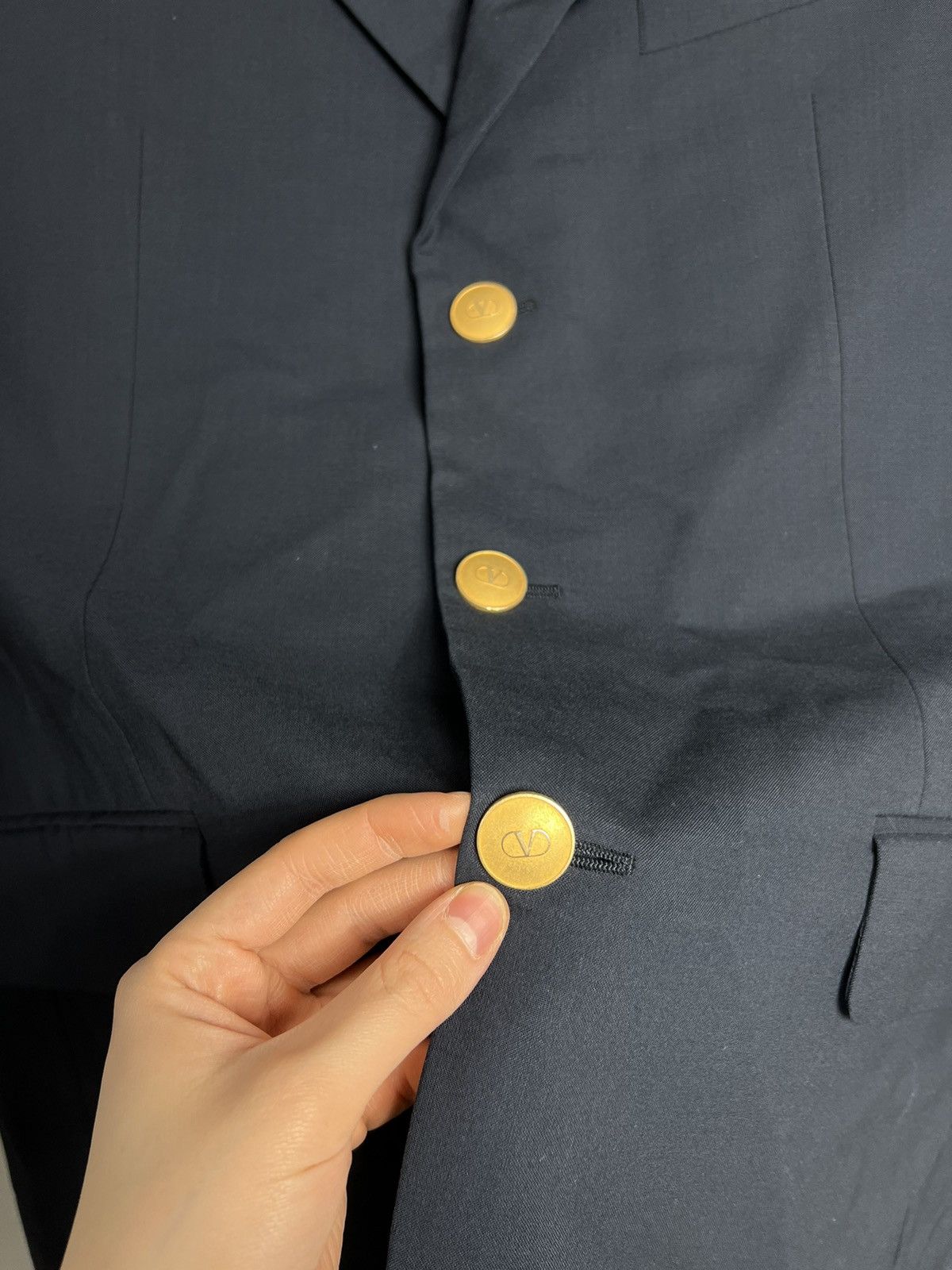 Valentino Blazer Valentino Uomo Logged Buttons Rare Size US M / EU 48-50 / 2 - 3 Thumbnail