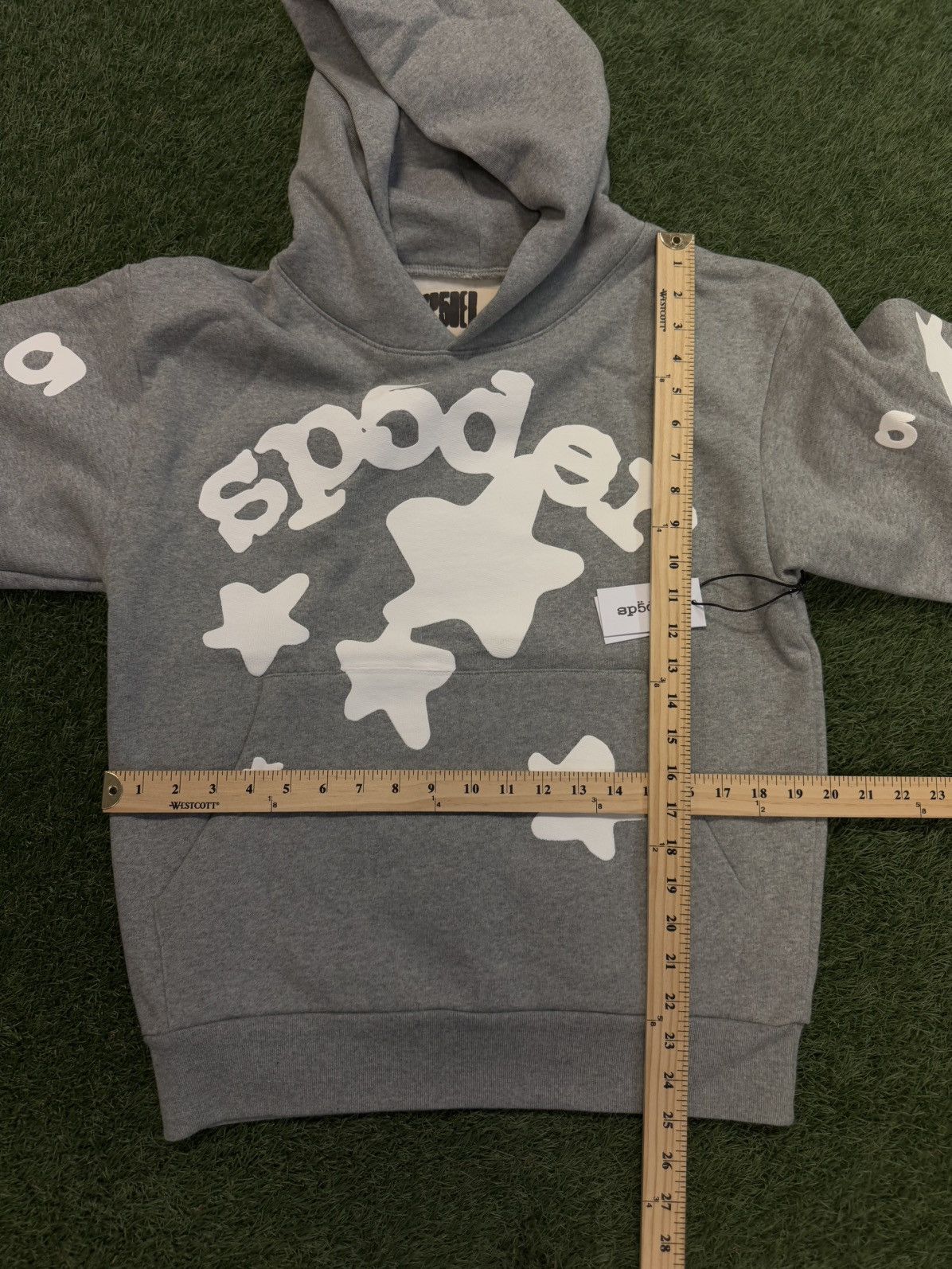 Sp5der Sp5der Worldwide Grey Beluga Hoodie Size S (NEW) Size US S / EU 44-46 / 1 - 10 Thumbnail