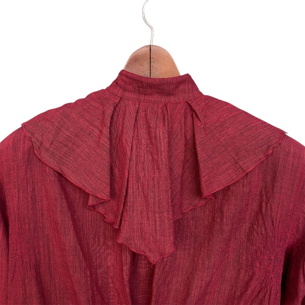 Christian Dior Monsieur Christian Dior Vintage Ruffle Blouse Archive Elegant Cut Size M / US 6-8 / IT 42-44 - 5 Thumbnail