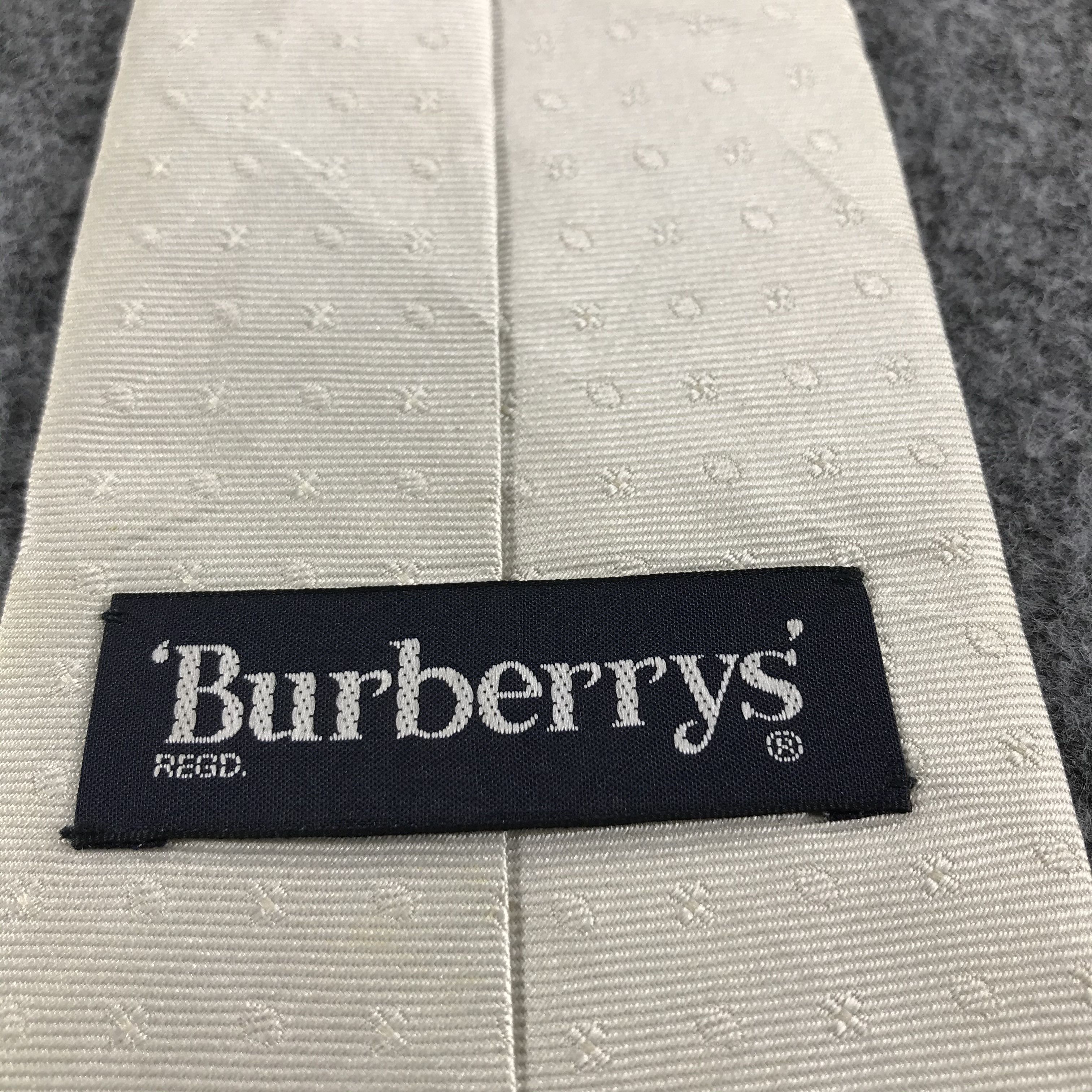 Burberry × Vintage Vintage Burberrys Silk Neck Ties T37 Size ONE SIZE - 6 Thumbnail