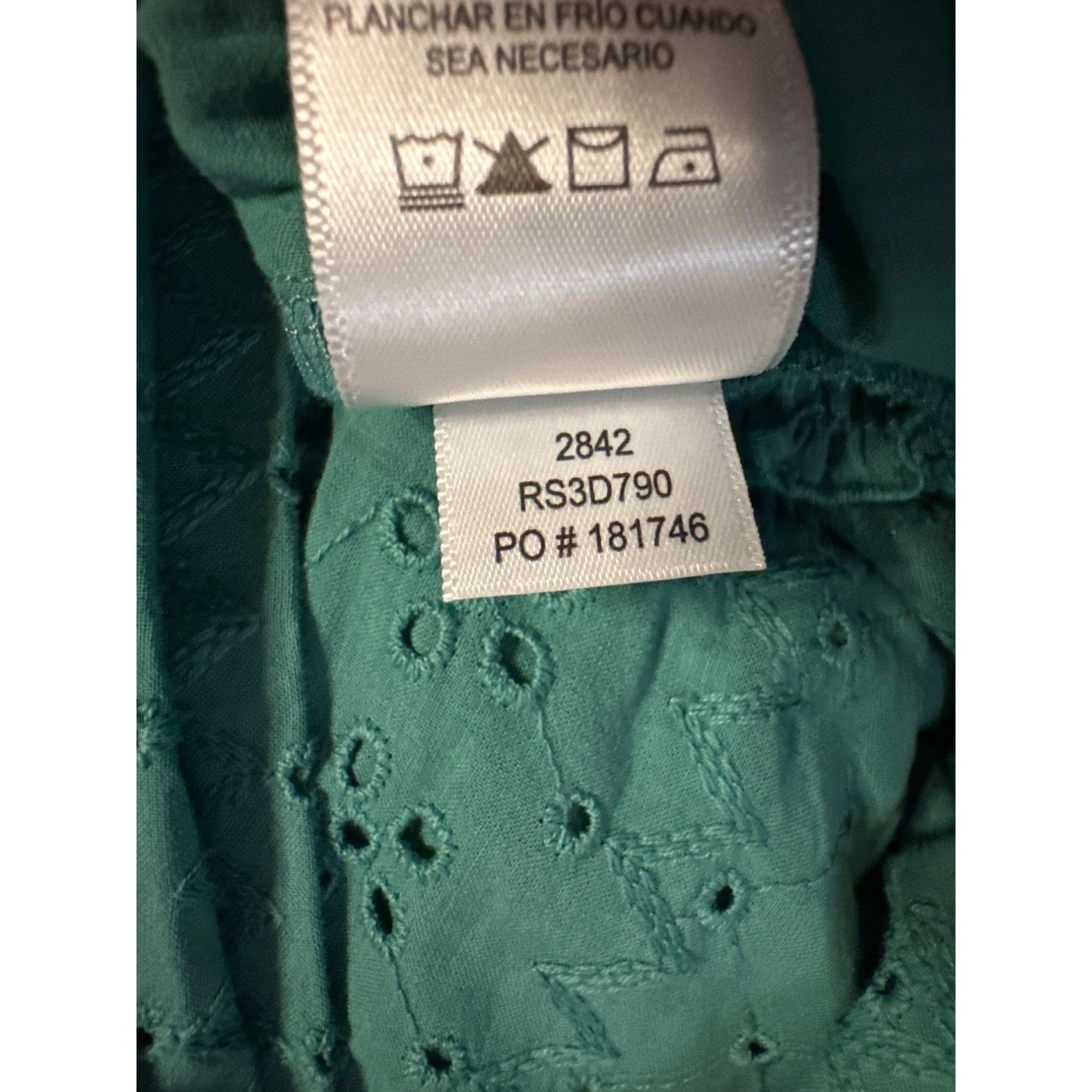 Splendid Splendid X Cellajaneblog Green Eyelet Smocked Waistband Mini Size XS / US 0-2 / IT 36-38 - 8 Thumbnail