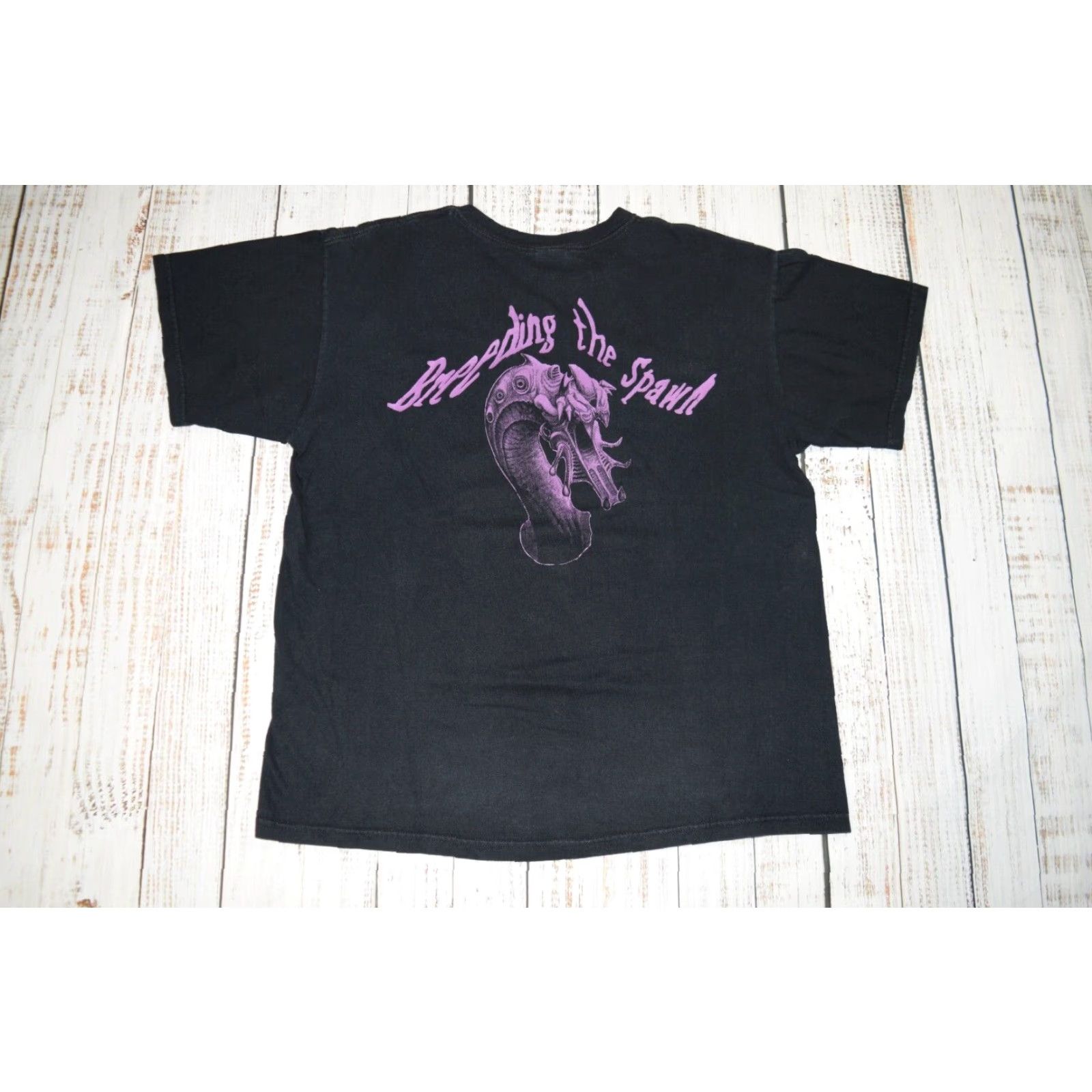 Anvil VINTAGE Anvil T-Shirt Metal 2-Sided Long Sleeve Black Adult L Crew Neck 2000s Gothic Punk Rock 90s Mens Size US L / EU 52-54 / 3 - 5 Thumbnail