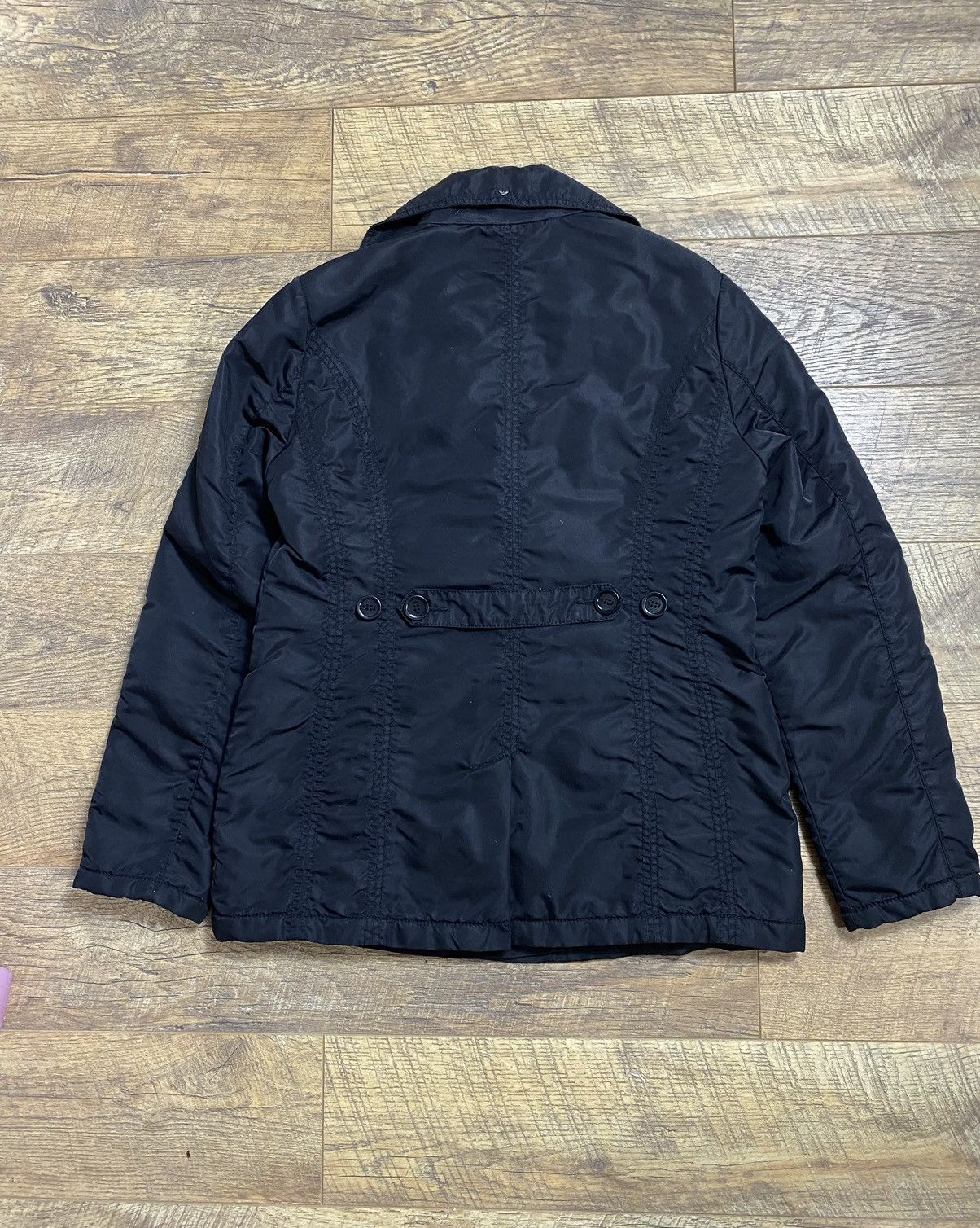 Armani Vintage Armani Jeans Double-Breasted Jacket Size L / US 10 / IT 46 - 4 Thumbnail