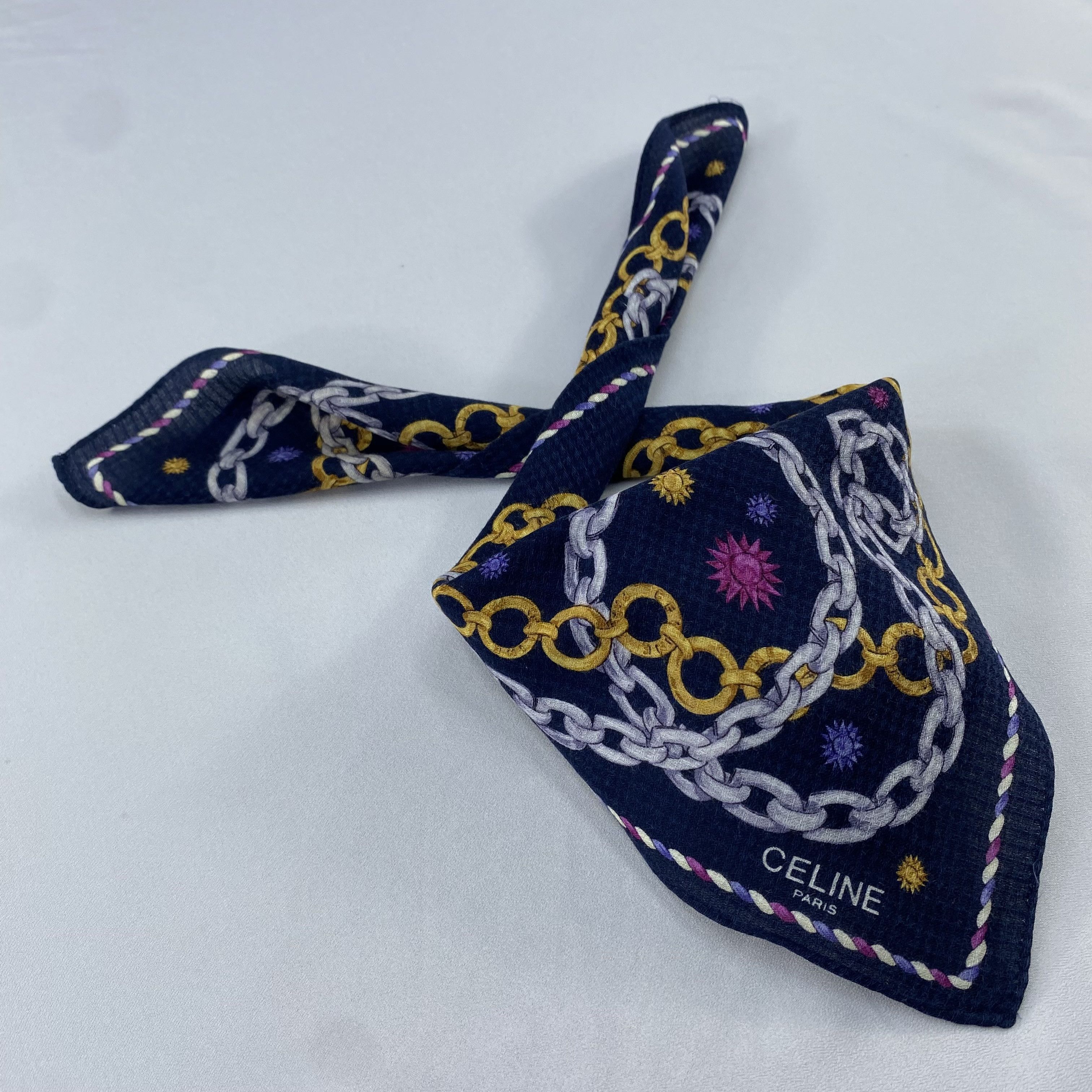 Celine Celine Handkerchief / Bandana / Neckerchief C873 Size ONE SIZE - 1 Thumbnail