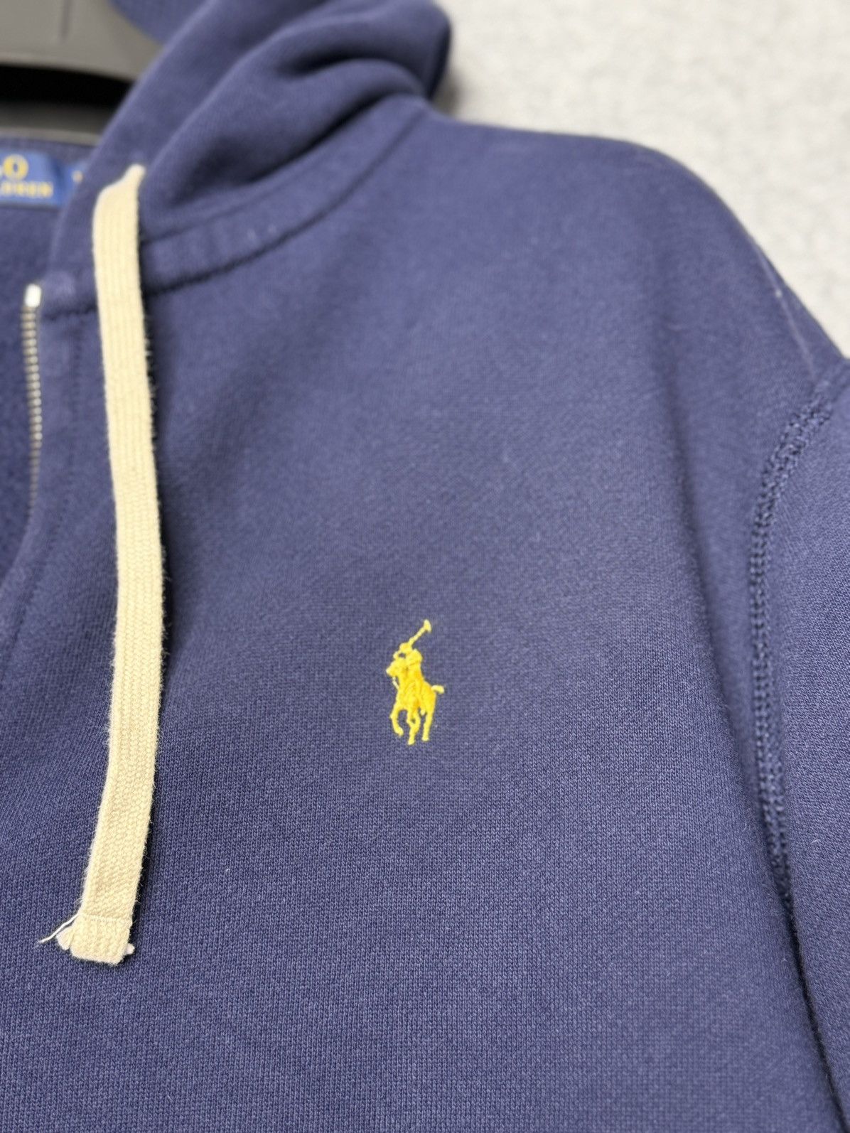 Polo Ralph Lauren Polo Ralph Lauren Navy Blue y2k full zip hoodie size XXL Size US XXL / EU 58 / 5 - 8 Thumbnail