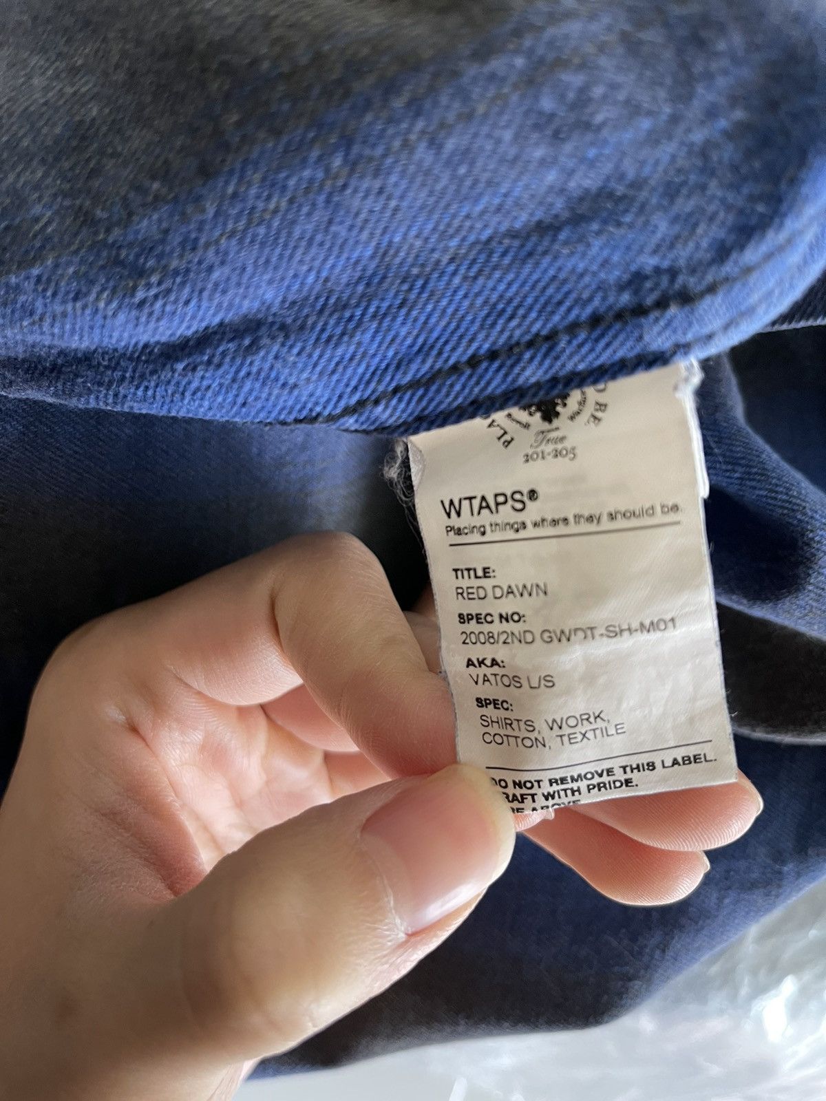 Wtaps Wtaps 2008AW Vatos Shirt Size US L / EU 52-54 / 3 - 4 Thumbnail