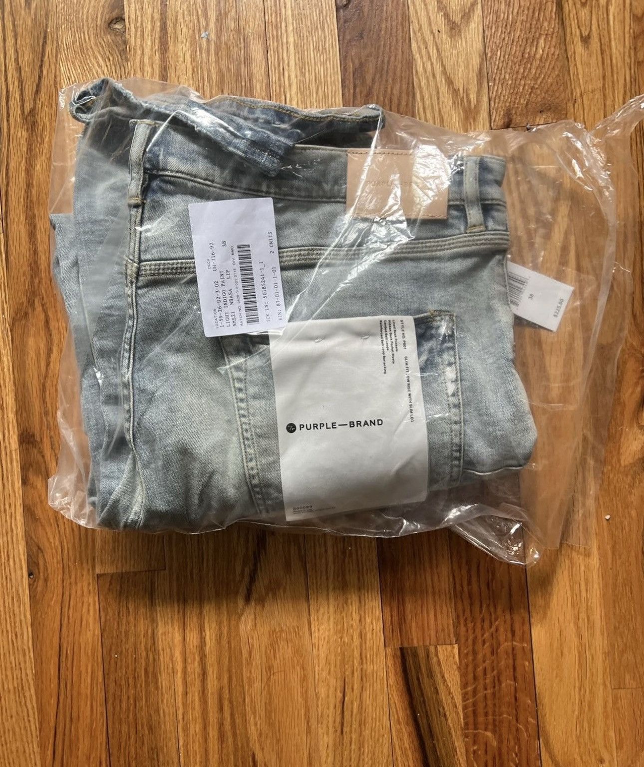 Purple Brand Purple Brand P001 Light Indigo Paint Size US 38 / EU 54 - 4 Thumbnail