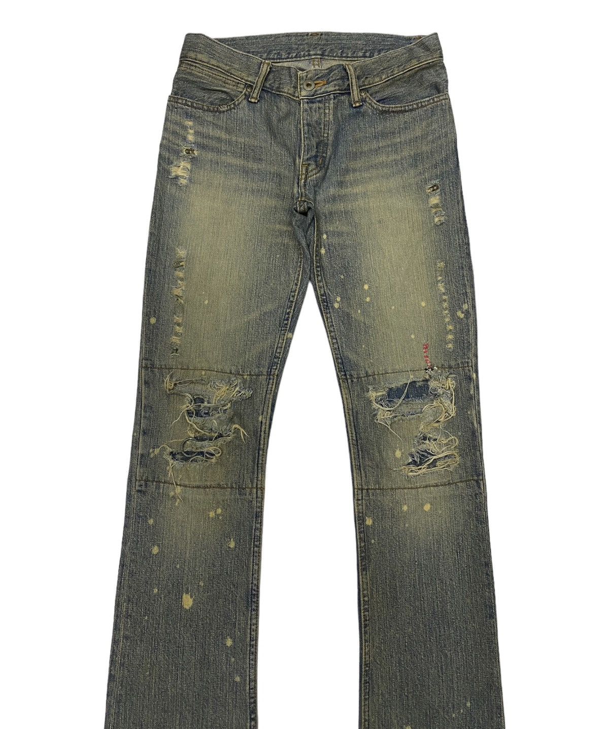 If Six Was Nine GRAIL🔥IF6WAS9 MUD MAX FLARE JEANS DISTRESSED