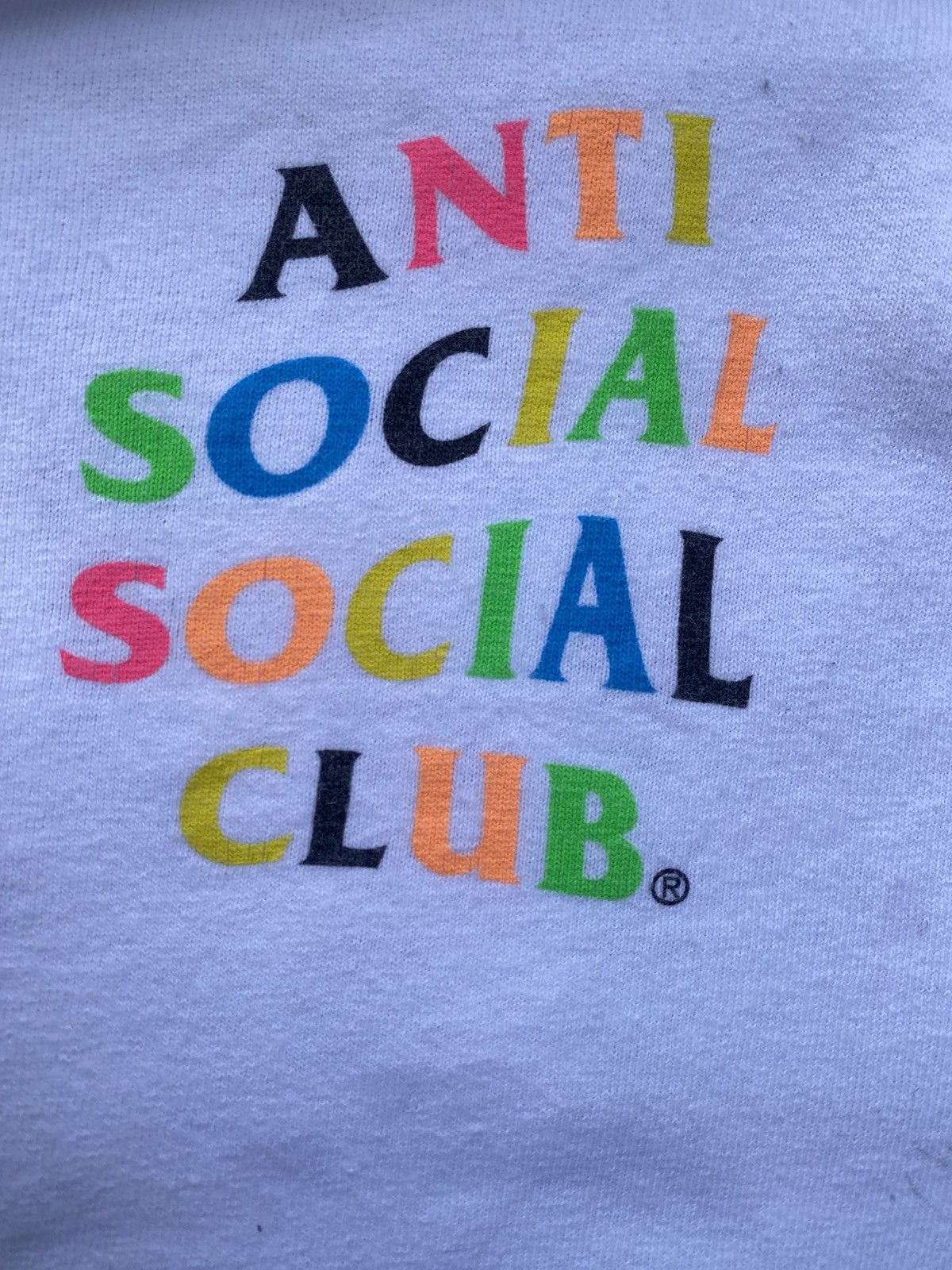 Anti Social Social Club Rare Anti Social Social Club Multicolor Spellout Tshirt Size US M / EU 48-50 / 2 - 18 Thumbnail