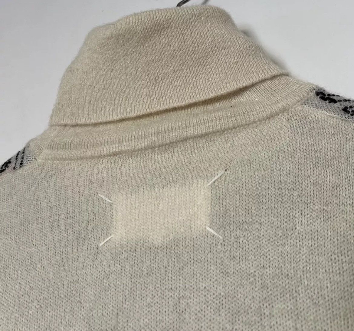 Maison Margiela Maison Margiela Mohair Blend Jacquard Turtleneck Men’s S Size US S / EU 44-46 / 1 - 4 Thumbnail